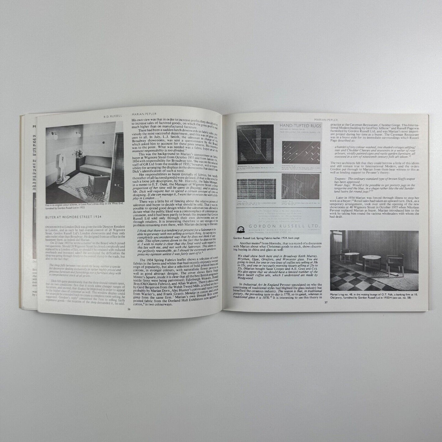 R.D. Russell | Marian Pepler | touring exhibition including Geffrye Museum, 1983/4