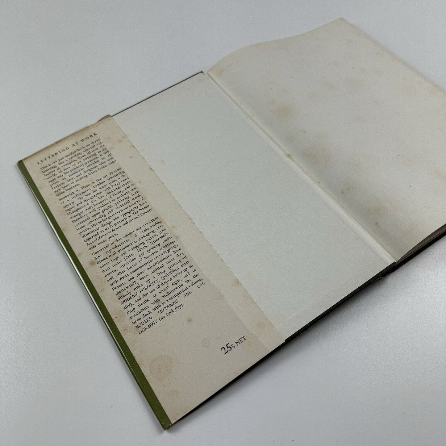 Lettering at Work by Frederick A. Horn | Studio Publication, 1955