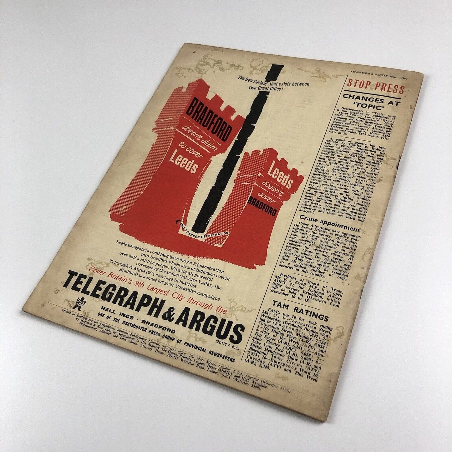 Advertiser’s Weekly | The Journal of Advertising & Marketing | 1 June 1962
