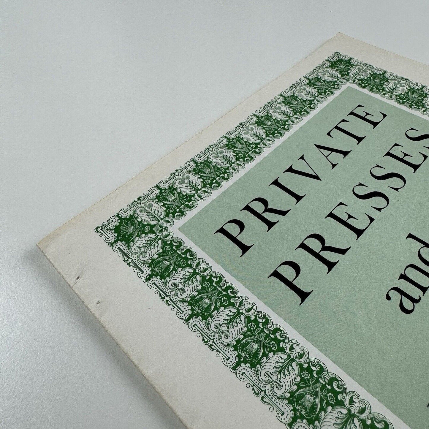 Private Presses and the Printing Industry | James Moran – British Printer supplement, 1962