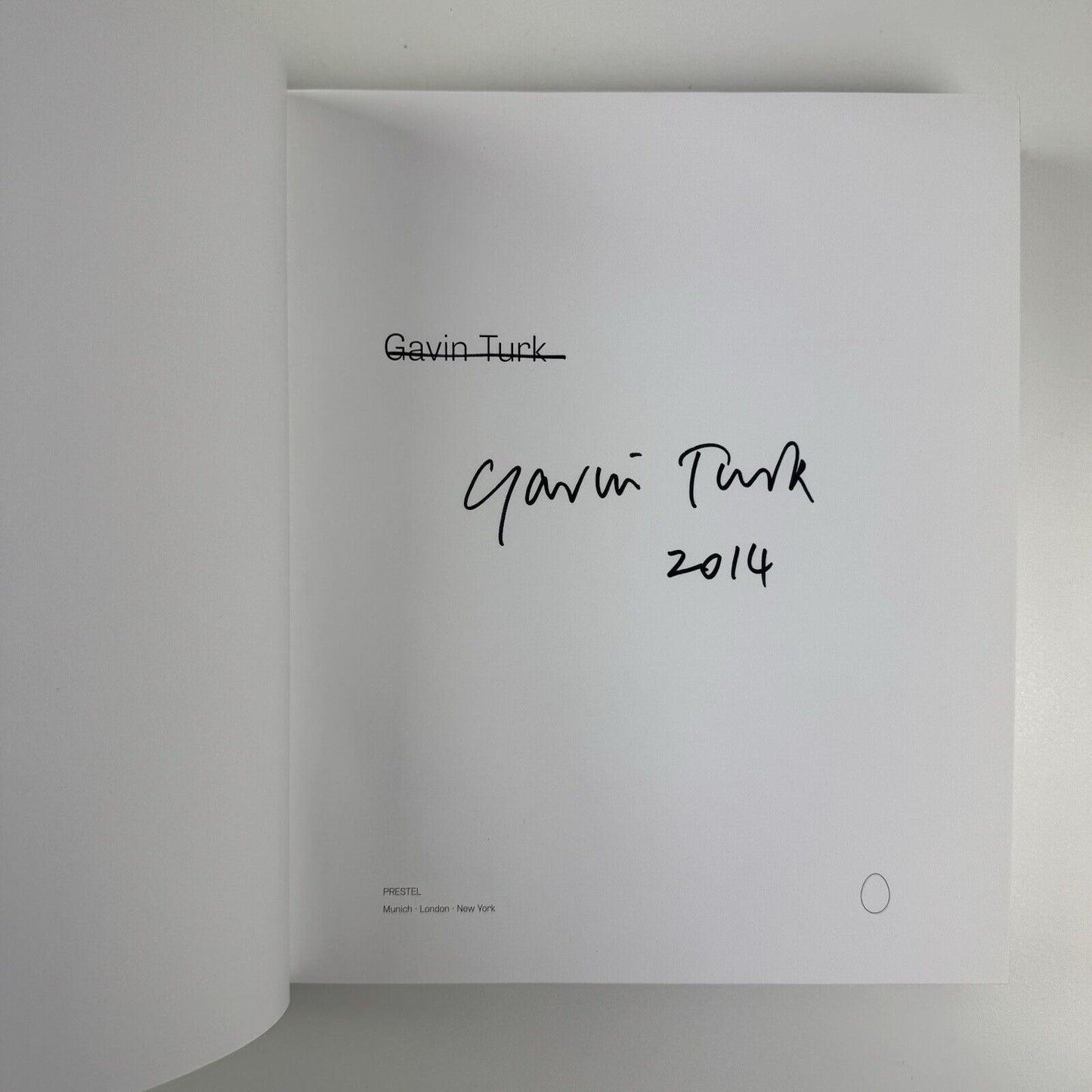Gavin Turk | Text by Judith Collins and Ian Sinclair | Prestel, 2013 | signed by the artist