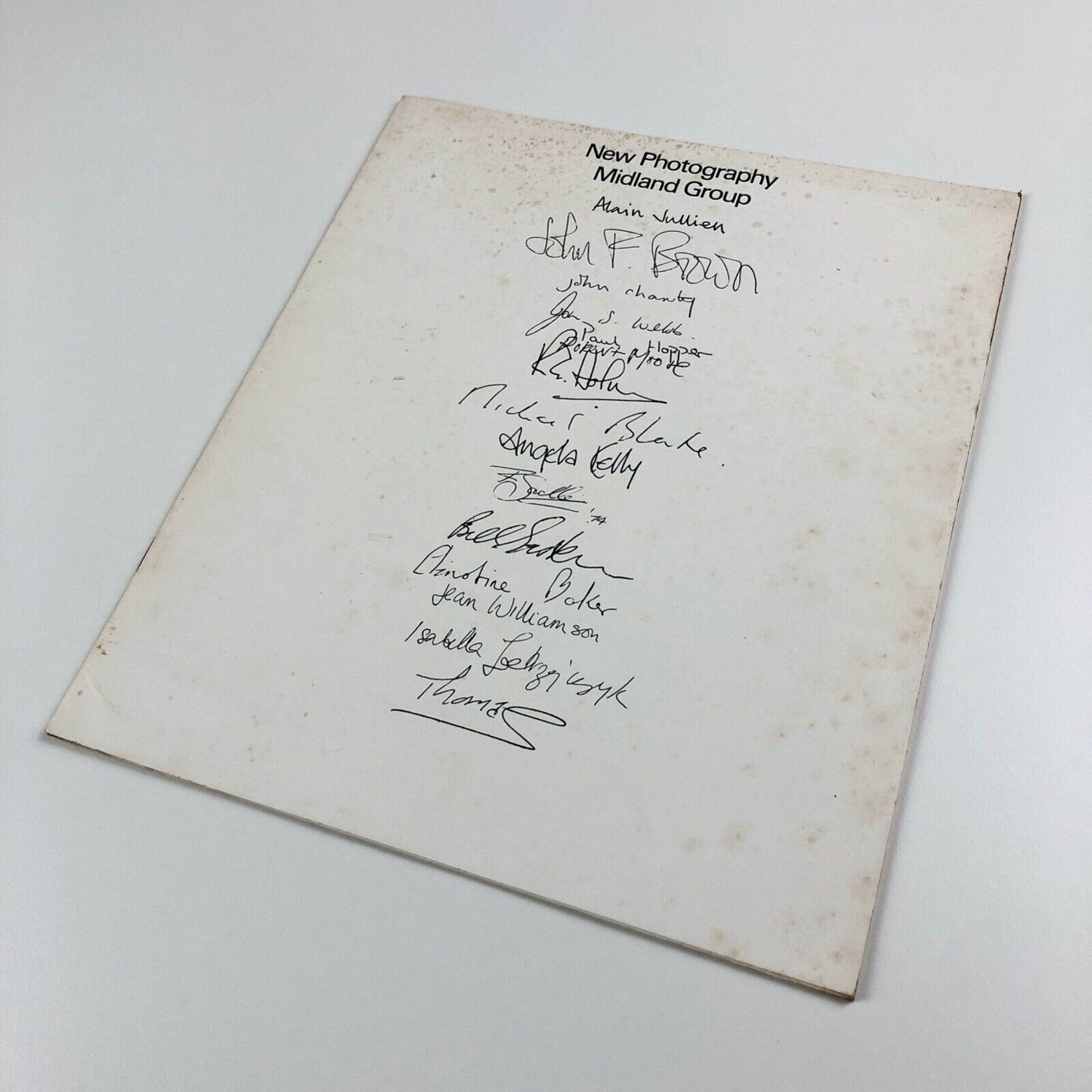 New Photography – Midland Group Gallery 1974 Paul Joyce et al
