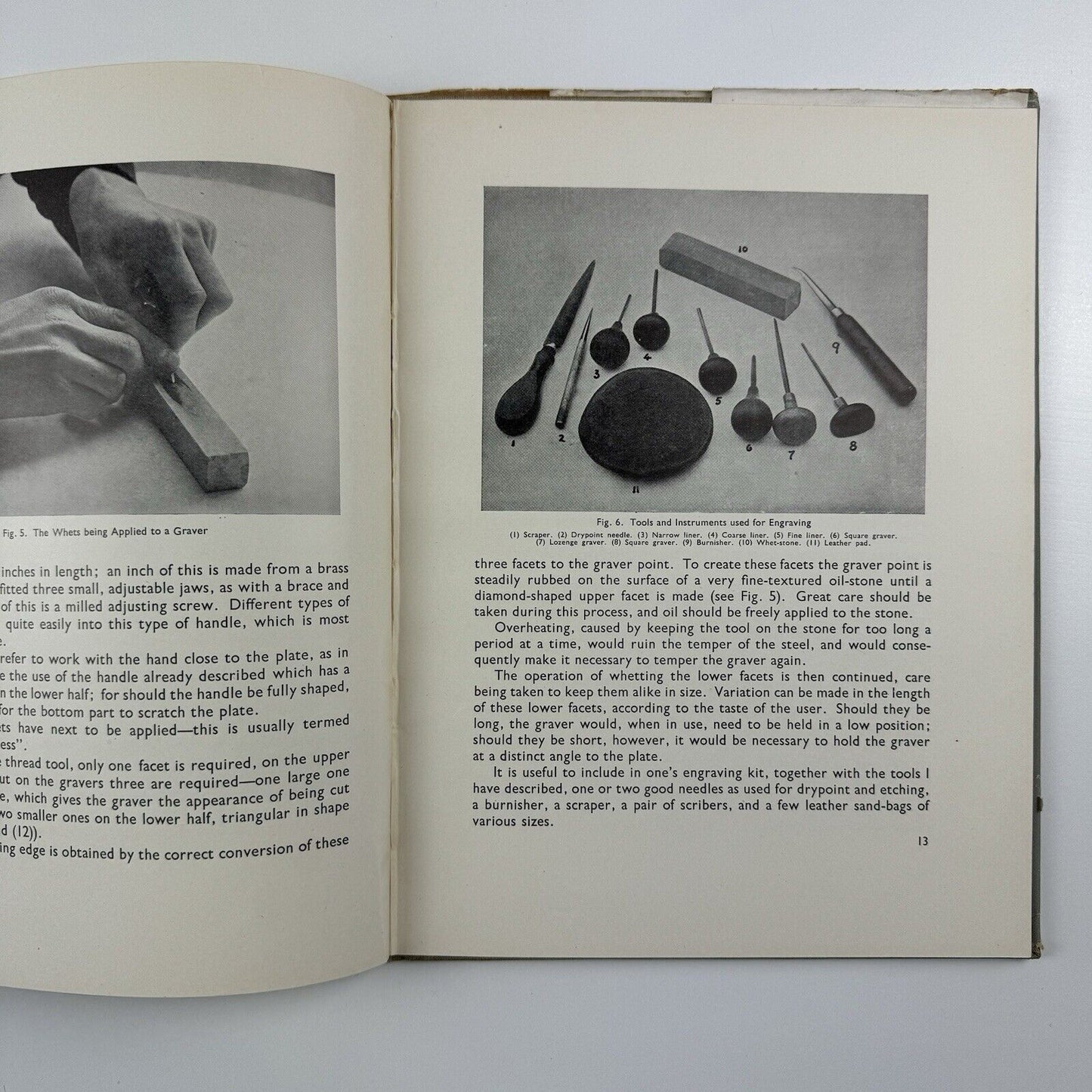 Line Engraving by Kenneth Steel | The Student's Art Book | Sir Isaac Pitman & Co, 1938