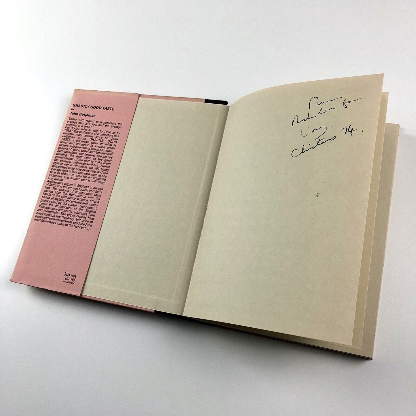 Ghastly Good Taste or the depressing story of the rise and fall of English architecture by John Betjeman | Anthony Blond Ltd, 1970 edition | illustration by Peter Fleetwood-Hesketh
