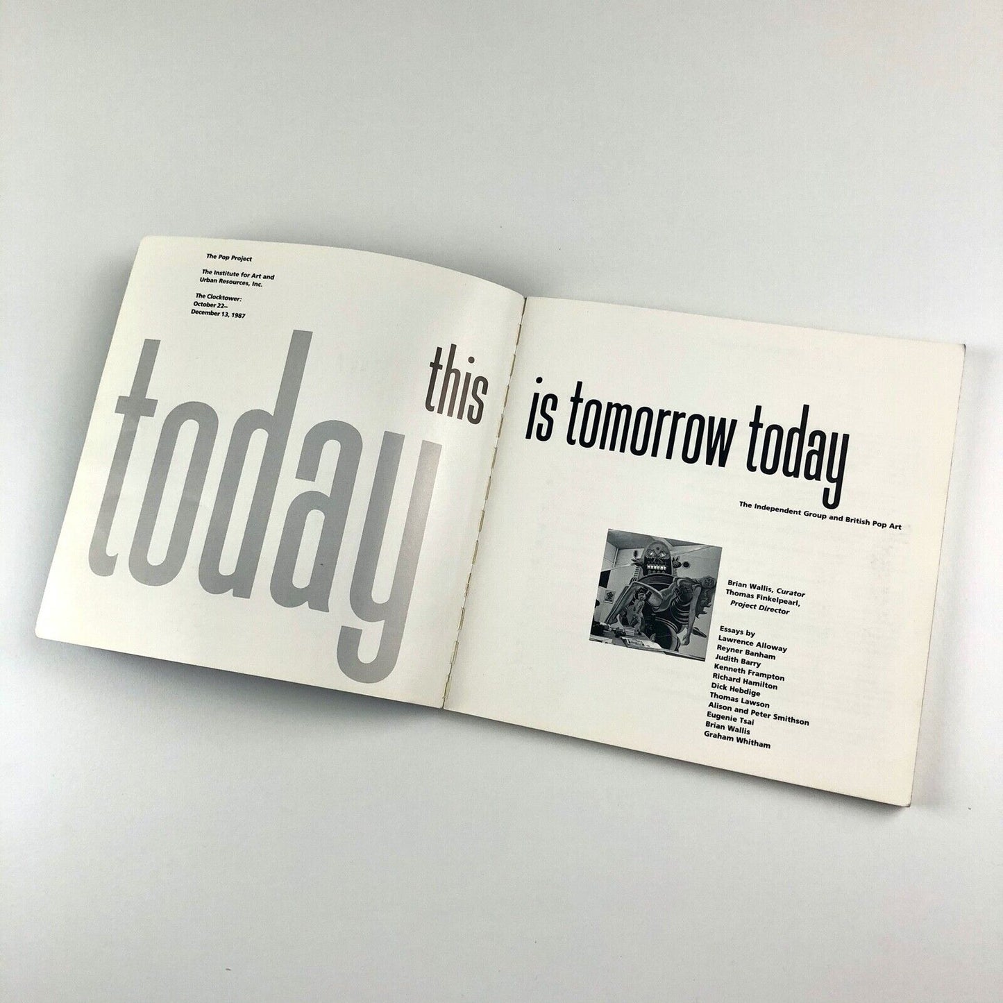 This is Tomorrow Today exhibition | Institute for Art and Urban Resources catalogue, 1987