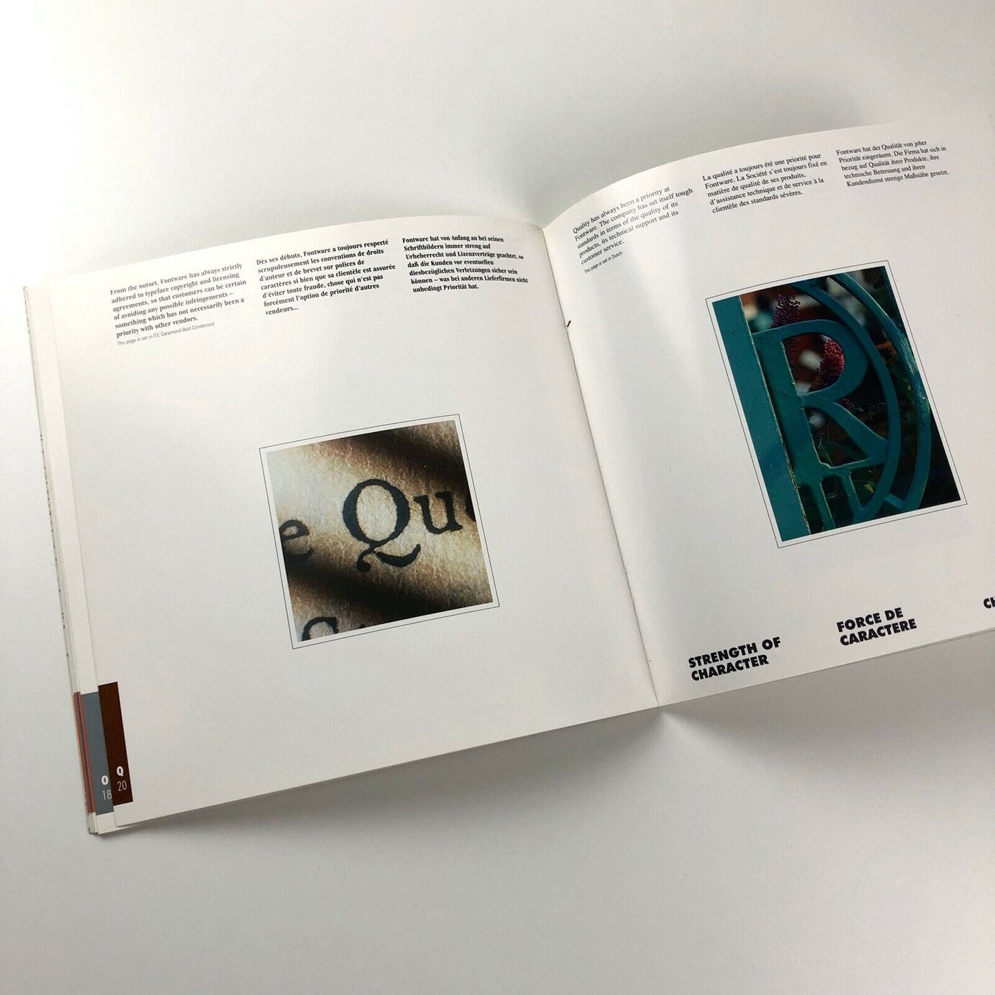 Odd Types - photography of letterforms | Fontware Limited brochure