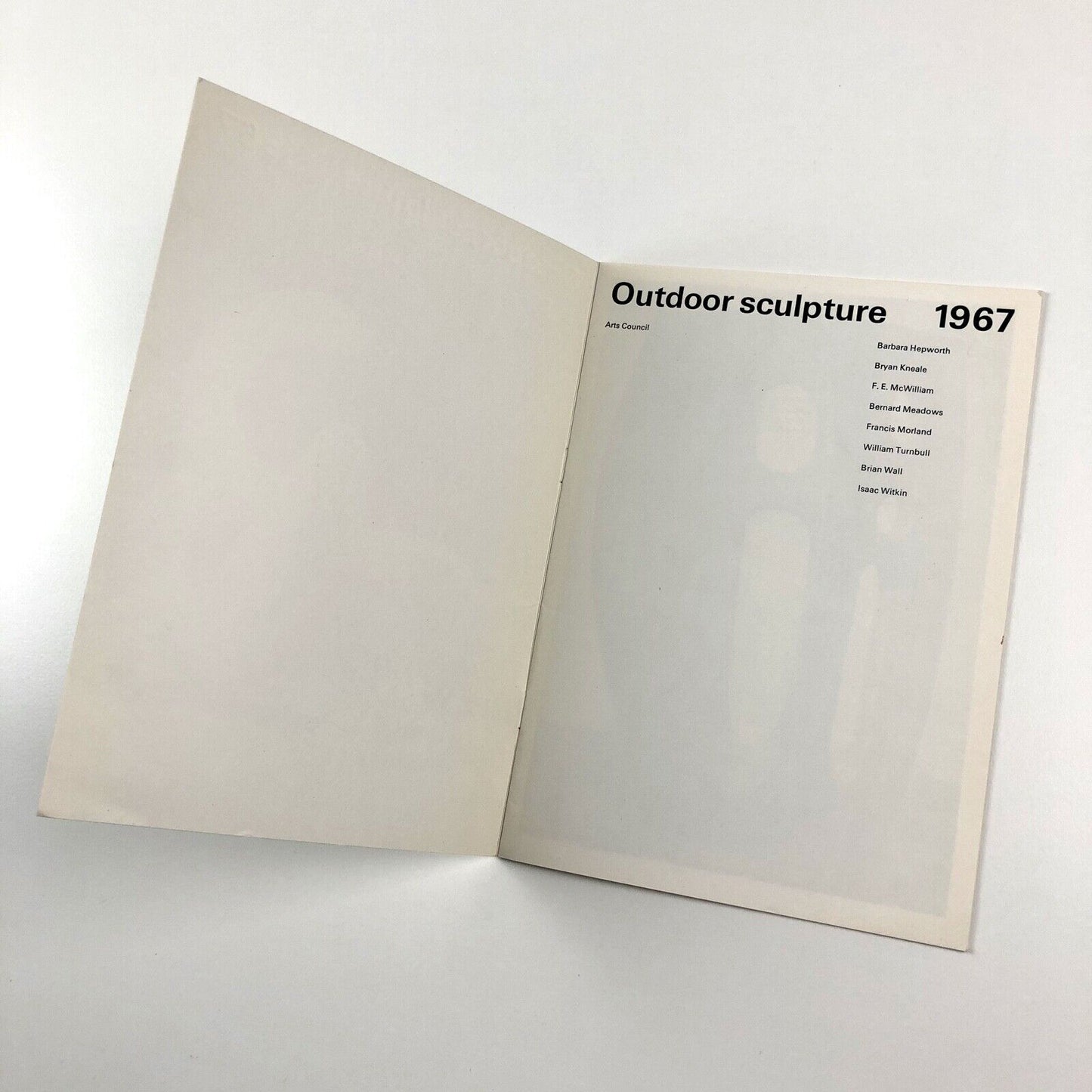 Outdoor Sculpture | Arts Council touring exhibition catalogue, 1967