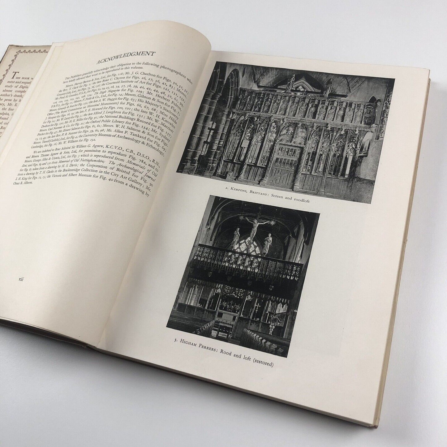 Greater English Church Screens by Aymer Vallance | Batsford 1947