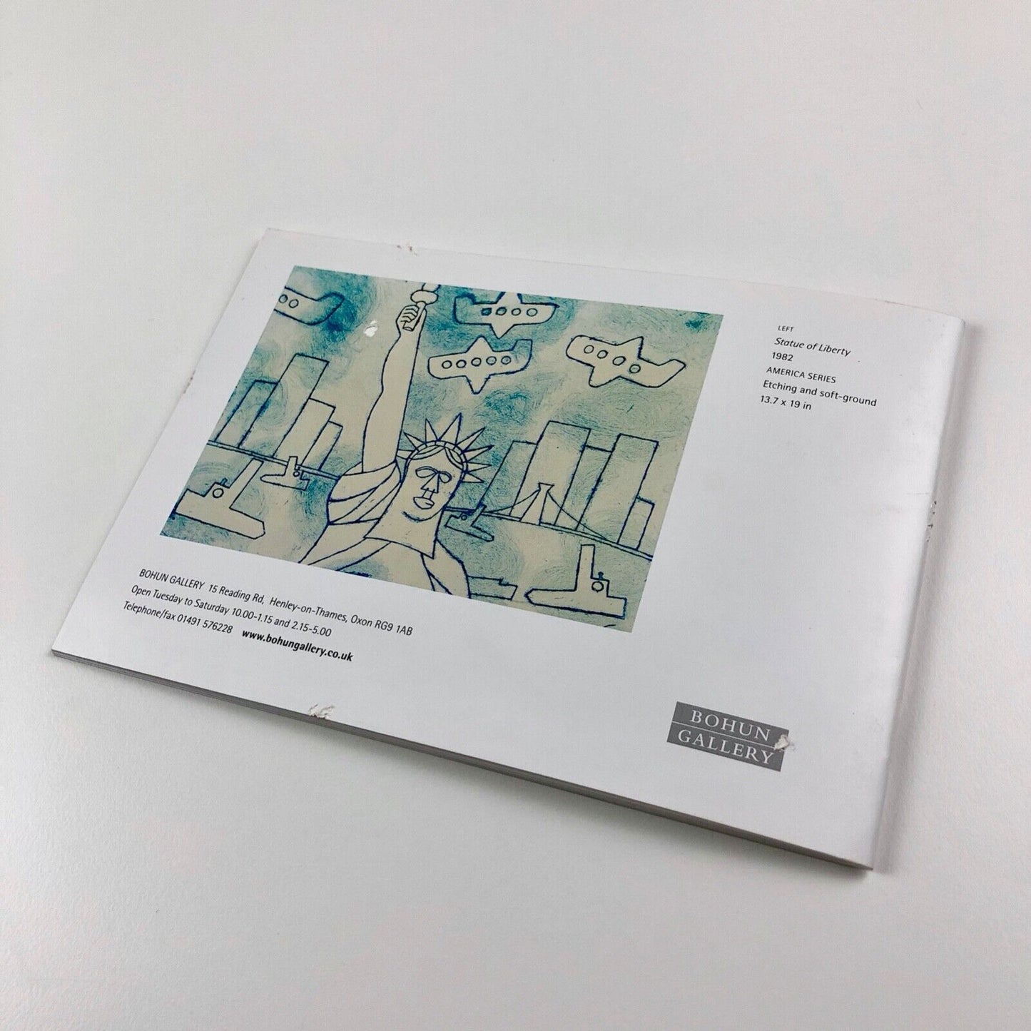 Small catalogue and private view invitation for Julian Trevelyan. Etchings | Bohun Gallery 2014
