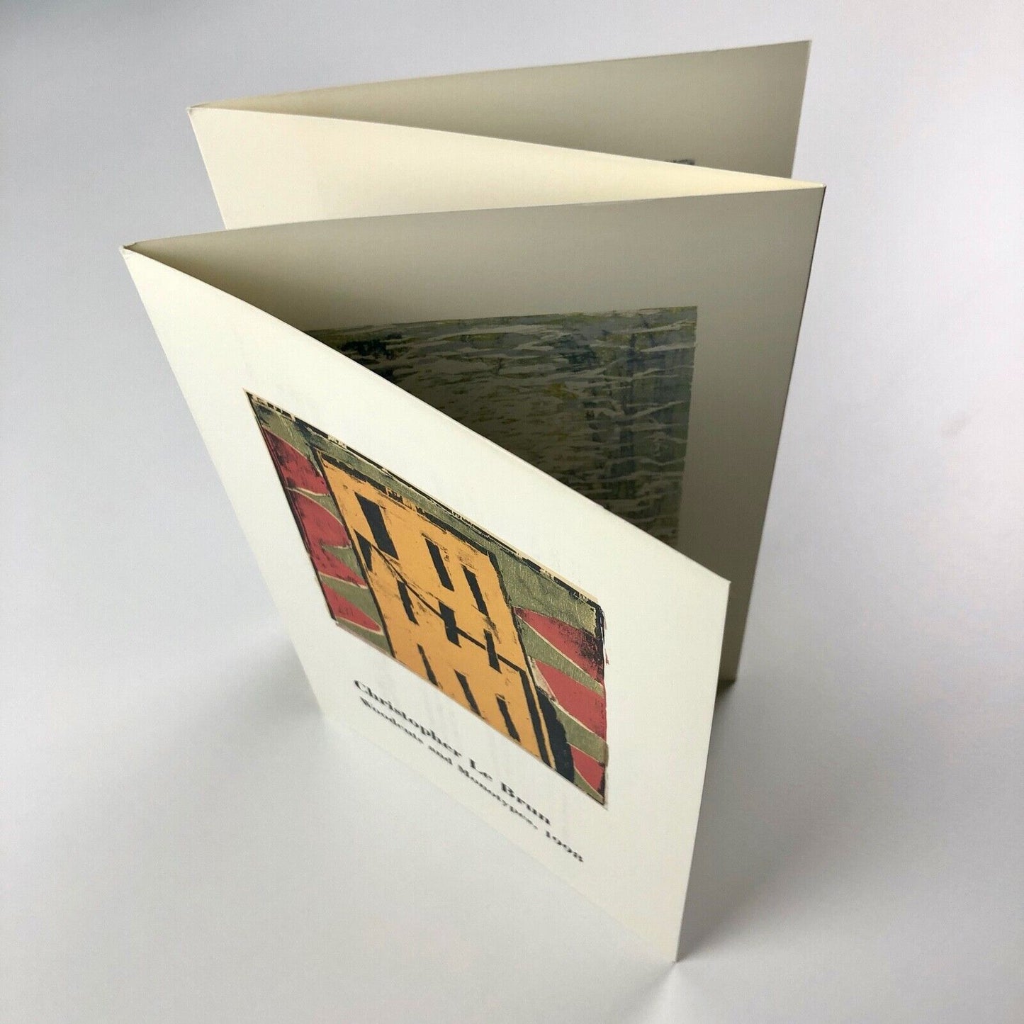 Christopher Le Brun. Woodcuts and Monotypes, 1998 | Card, Marlborough Graphics