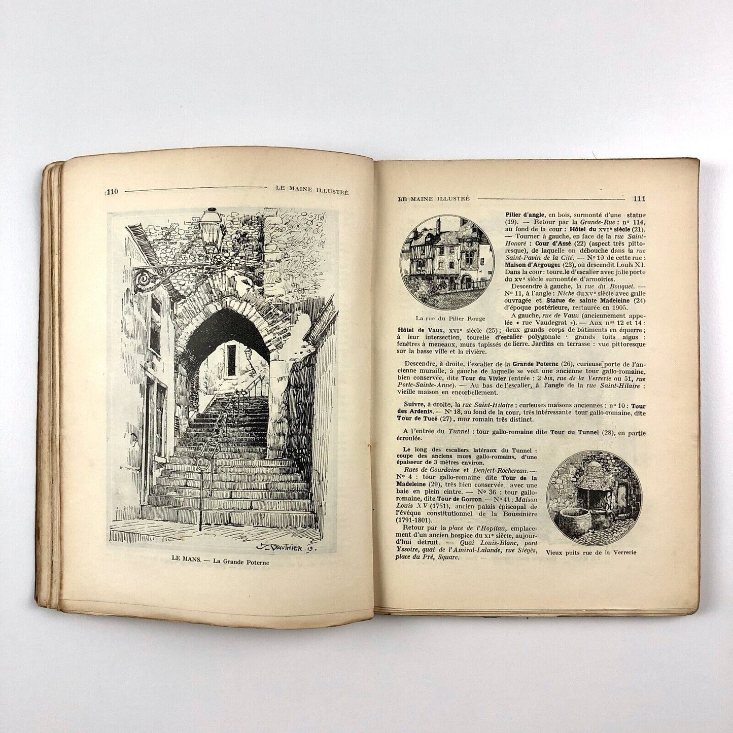 Le Maine Illustré Guide du Syndicat d'Initiative de la Sarthe, 1918 | R.N Raimbault