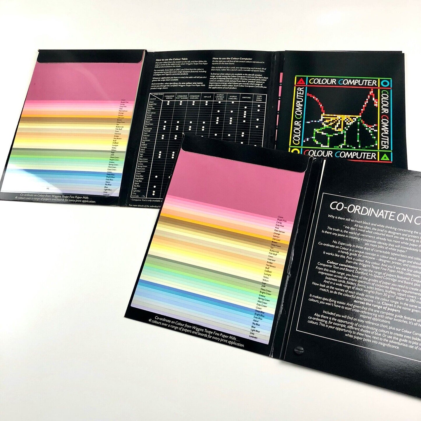 The Colour Box – Wiggins Teape Fine Paper Mills | Colour guides with slipcase