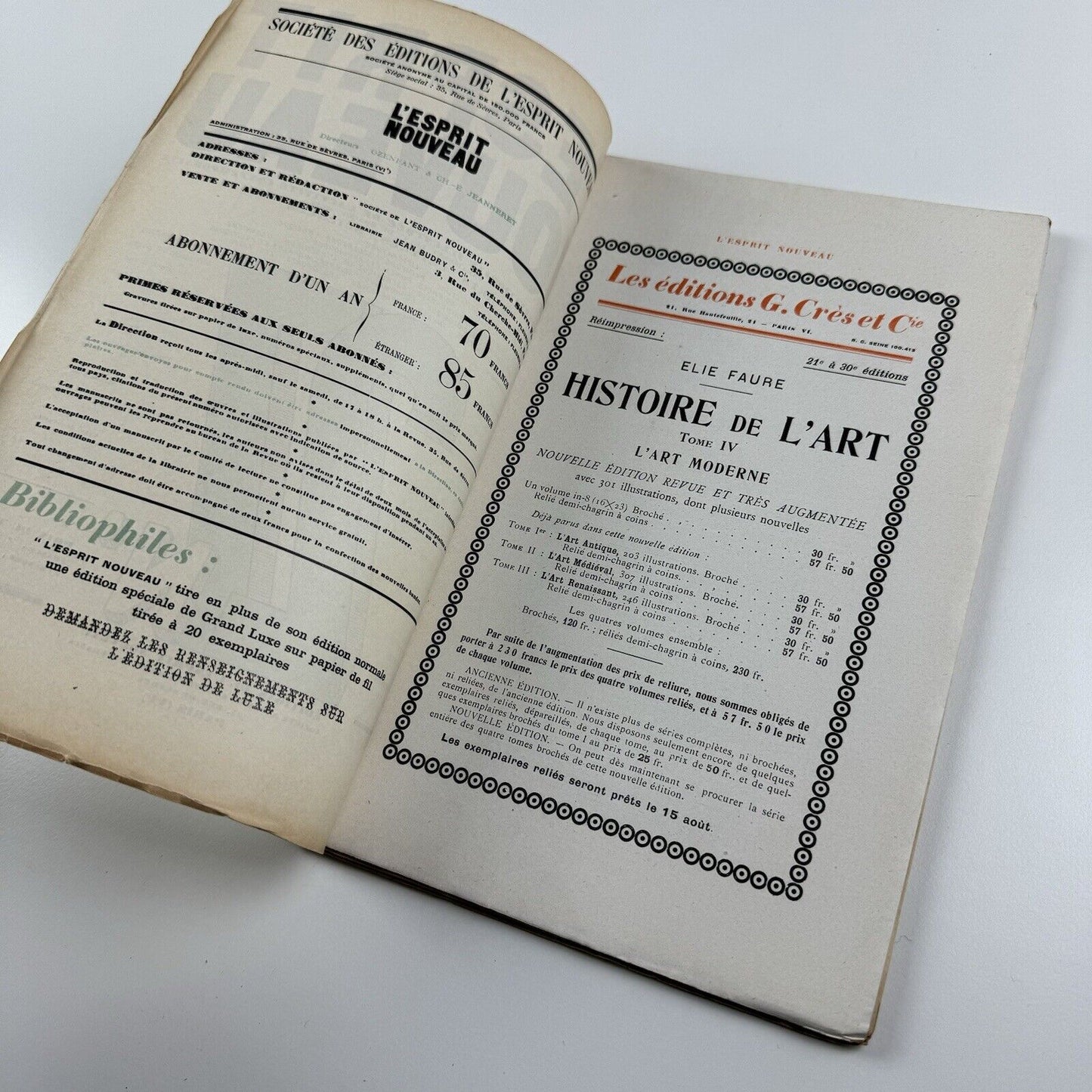 L'Esprit Nouveau journal | Issue No. 27 1924 | Amédée Ozenfant and Le Corbusier