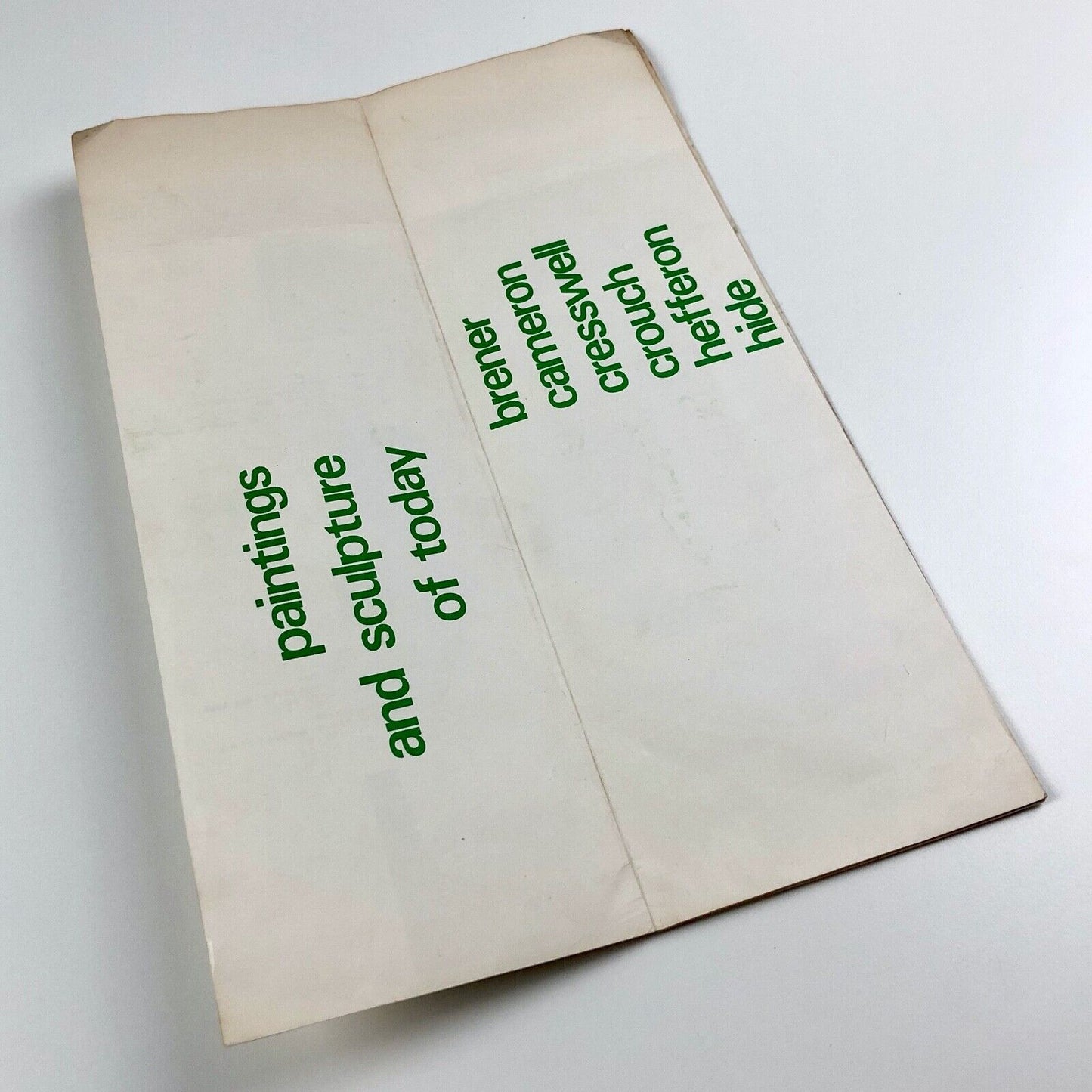 Paintings and sculpture of today | Grabowski Gallery leaflet, 1966 | Roland Brener et al