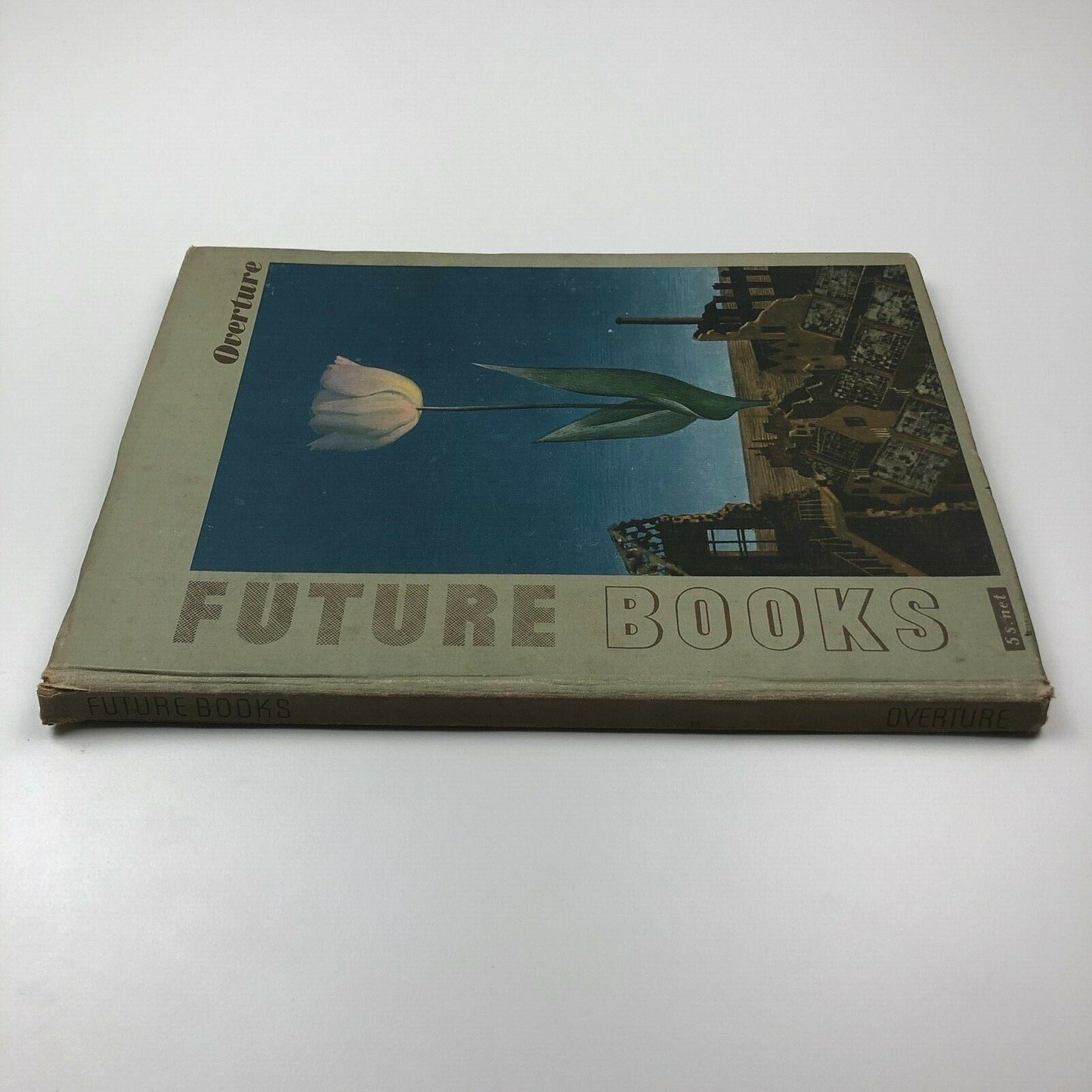 Overture: Future Books series. Industry Government Science Arts | Volume 1, 1946 | cover design by John Armstrong | charts by The Isotype Institute | edited by Marjorie Bruce Milne editorial consultants included S.C. Leslie