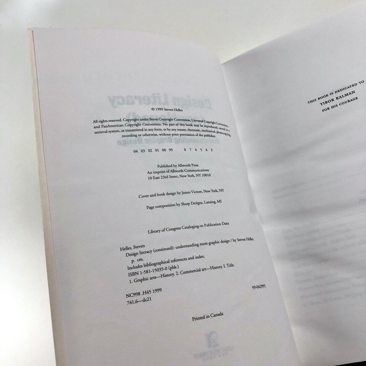 Design Literacy (continued) Understanding Graphic Design | Steven Heller | Allworth Press, 1999