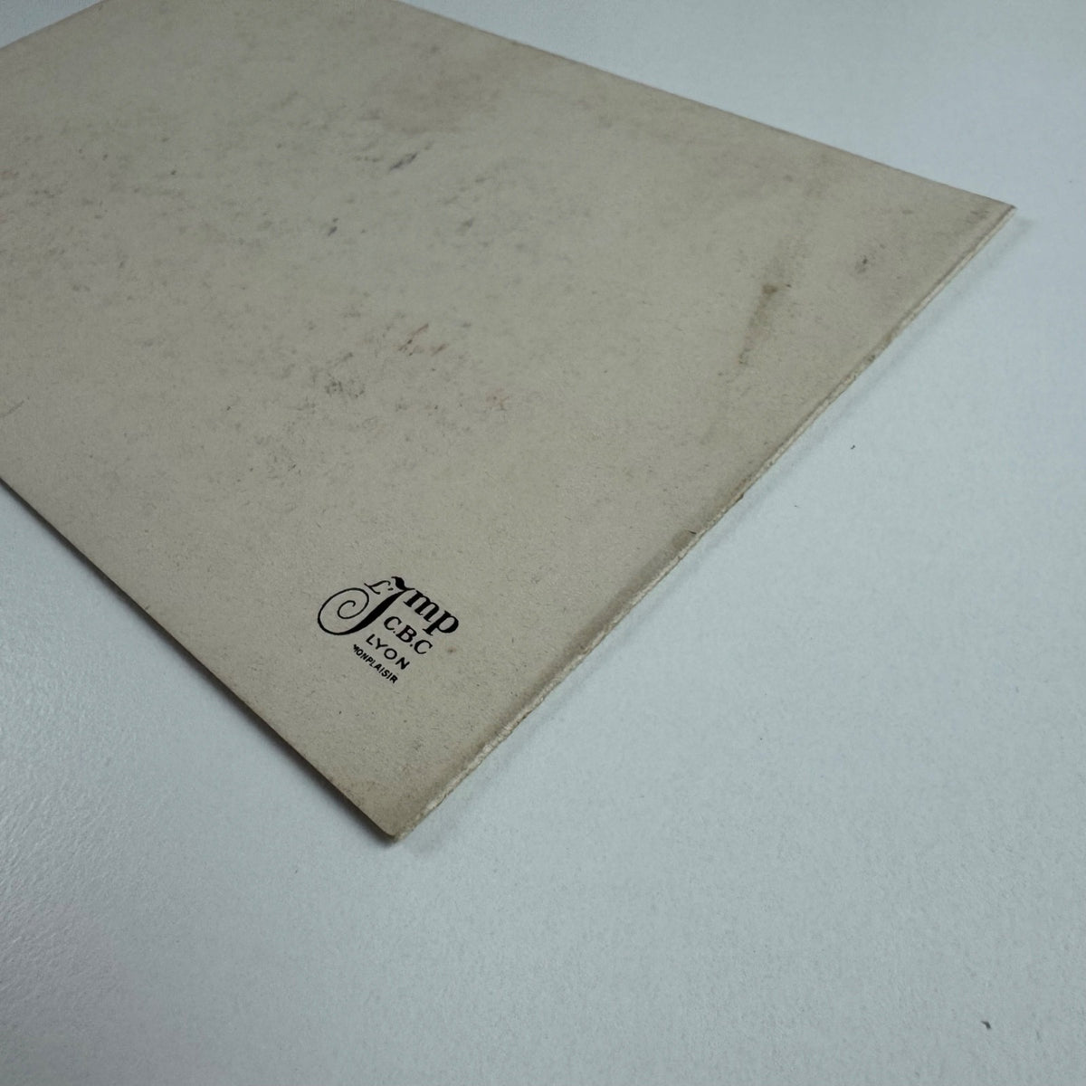 Promotional card for Union Photographique Industrielle. Lumière & Joula c.1911