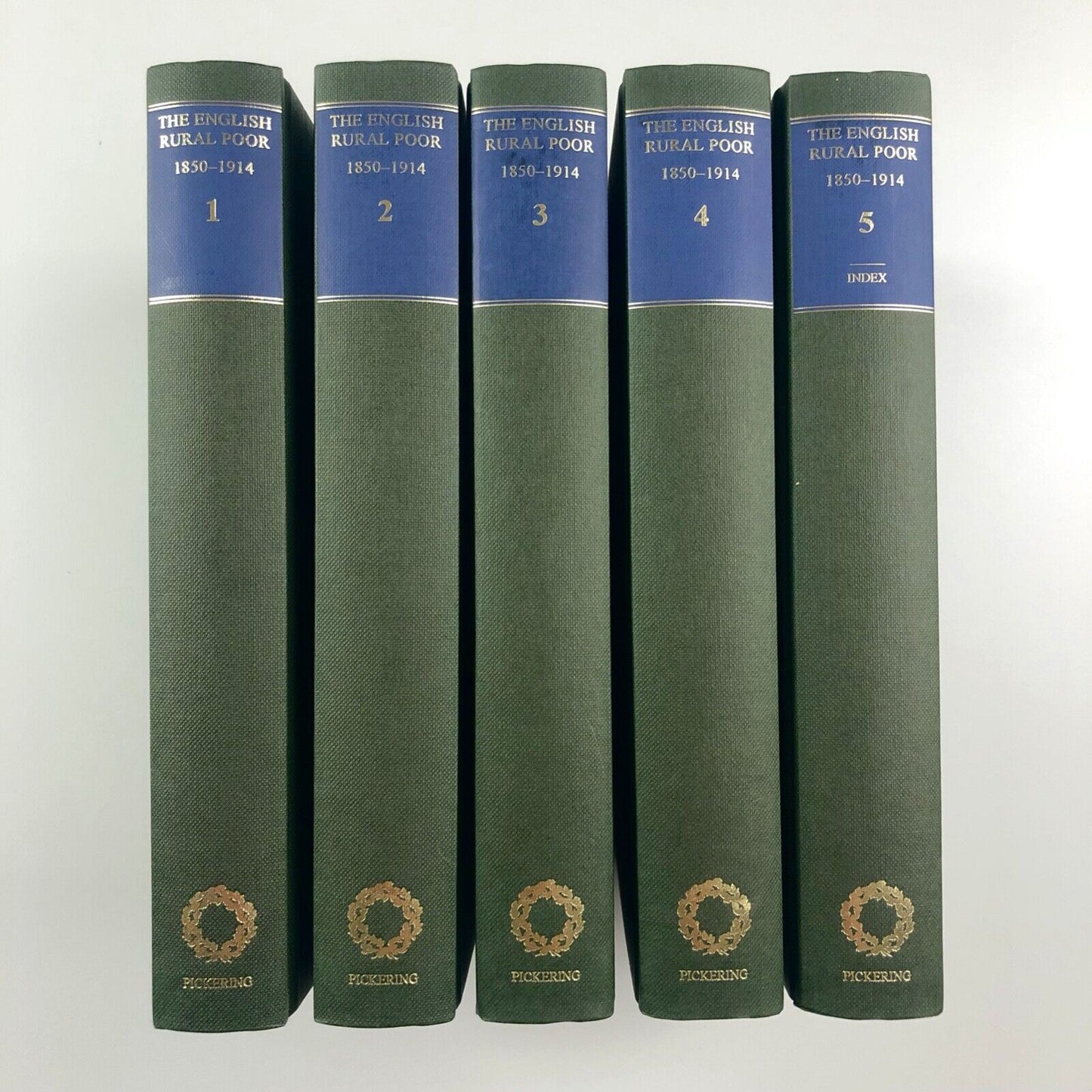 The English Rural Poor 1850-1914, edited by Mark Freeman | Pickering & Chatto, 2005 | Volumes 1-5