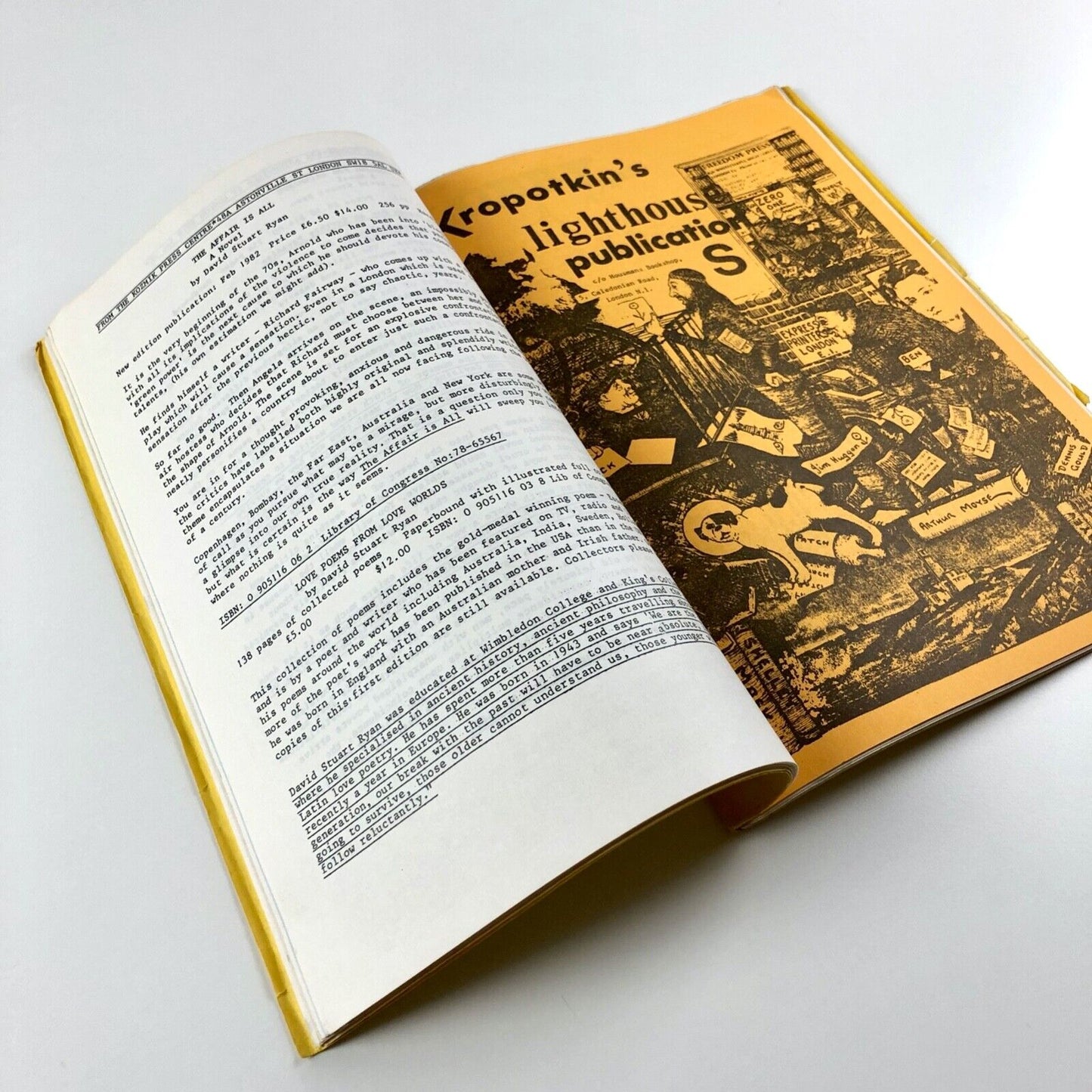 Catalogue of Little Press Books in Print | 7th edition, 1982 | Association of Little Presses