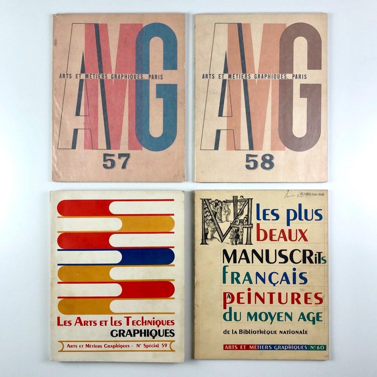 Arts et Métiers Graphiques Vols 1-68 1927-39 Charles Peignot 68 vols some Paul Rand ex-libris