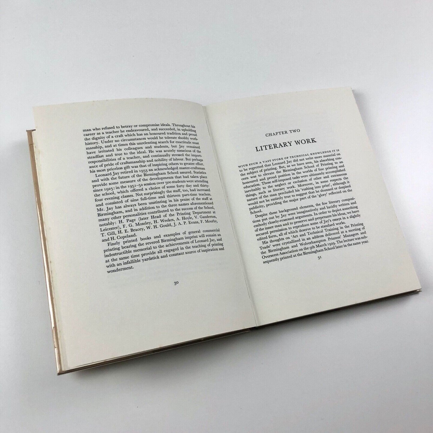 Leonard Jay: Master Printer-Craftsman | L.W. Wallis, 1963 | Charles Skilton Ltd, London, 1963 | First edition
