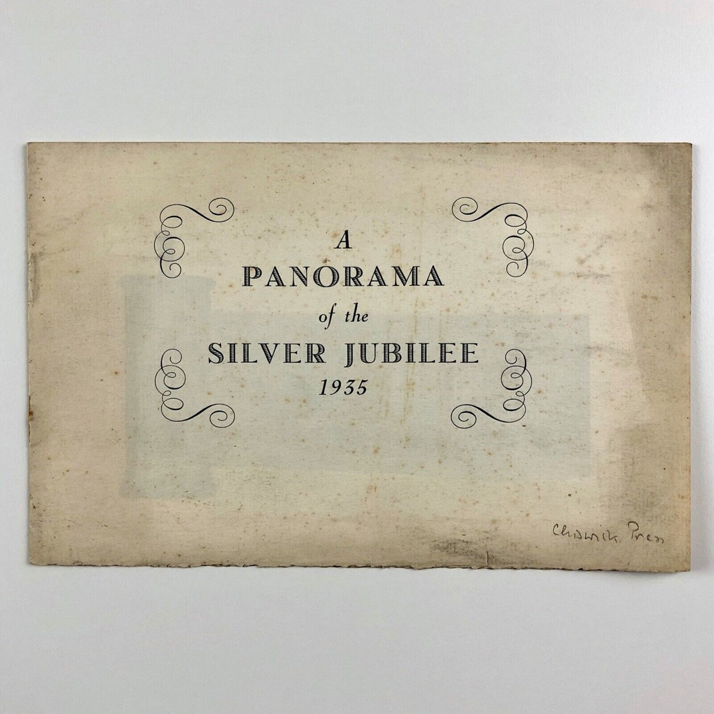 Promotional leaflet for: A Panorama of the Silver Jubilee 1935 | James Rimmell