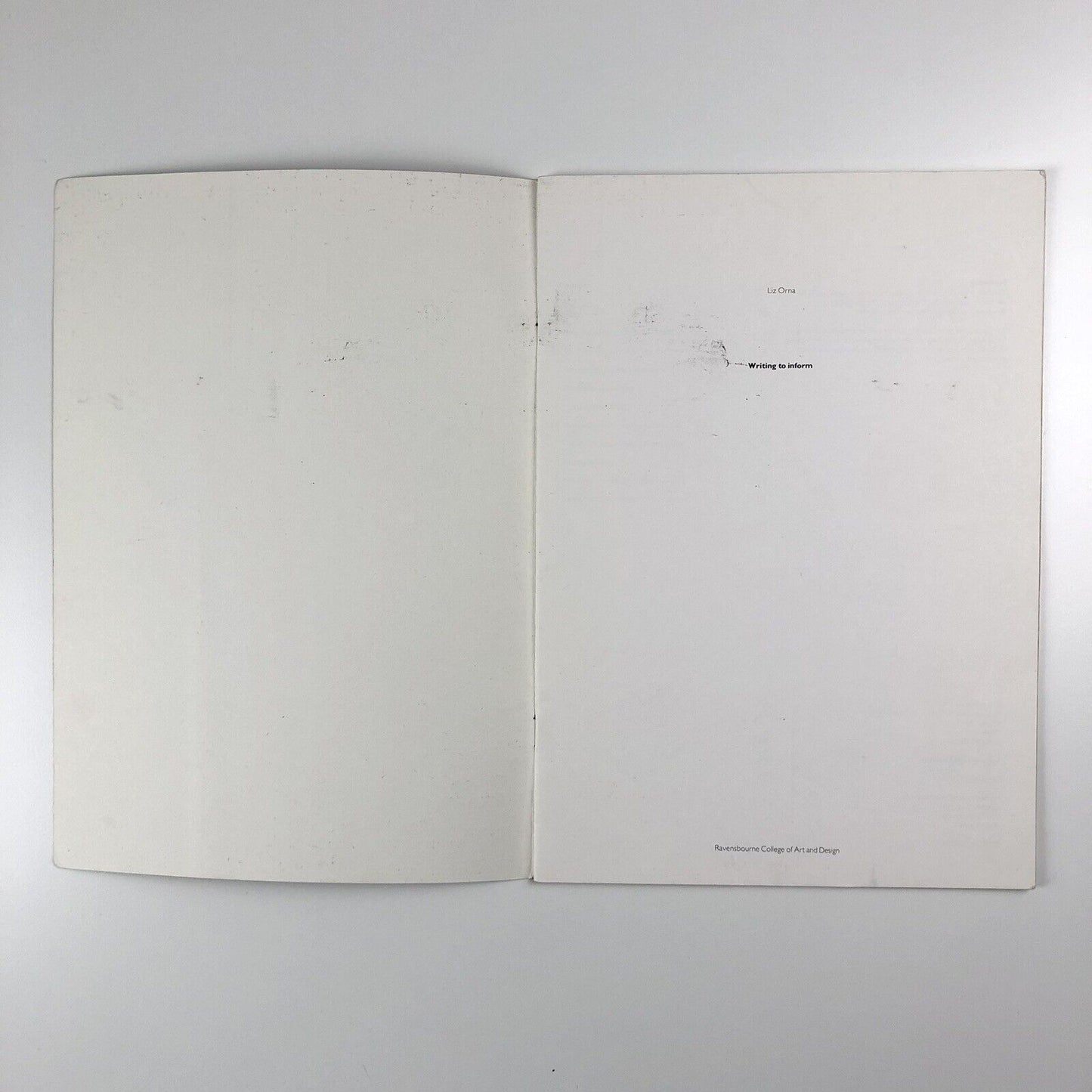 Writing to inform by Liz Orna | Ravensbourne College of Art and Design, 1983