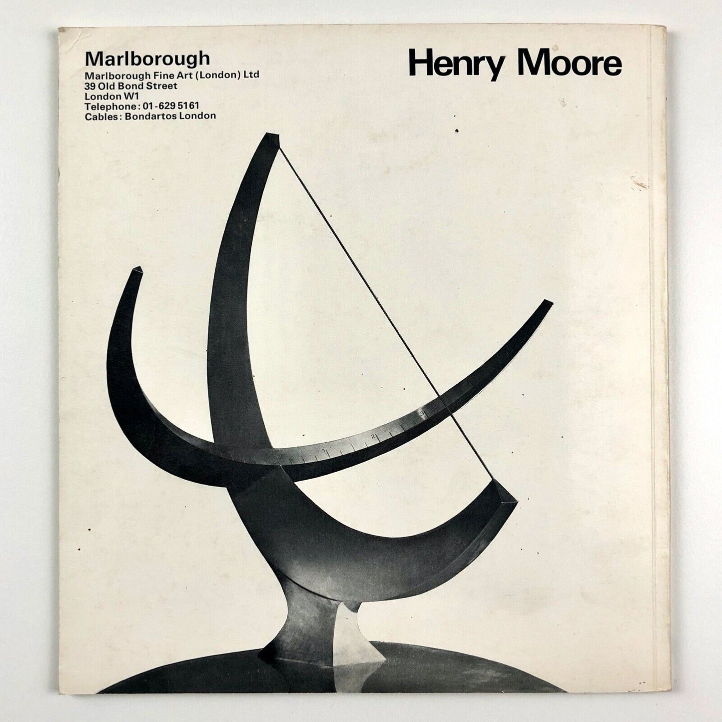 Henry Moore | Marlborough Fine Art exhibition catalogue, 1968