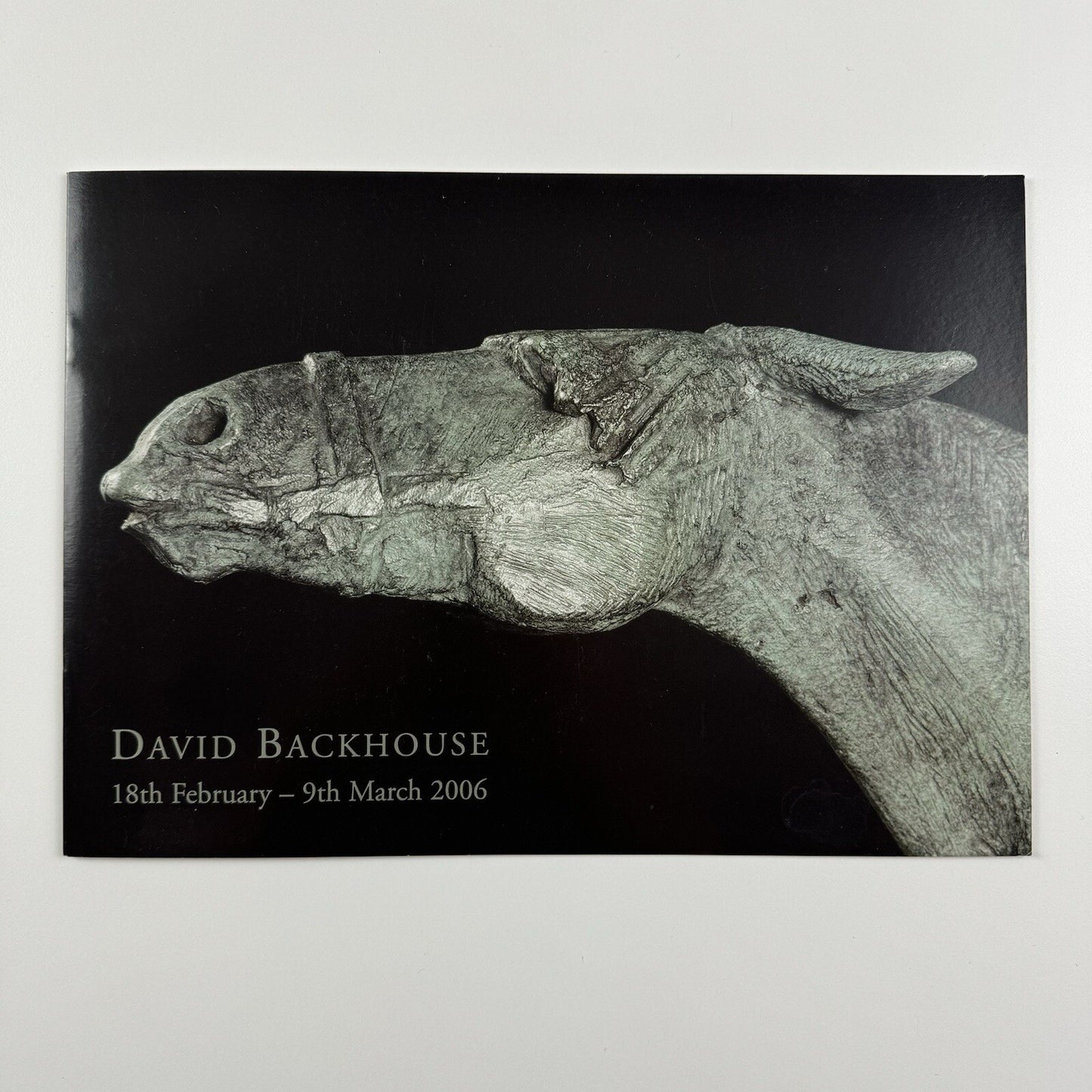 David Backhouse sculpture | The Catto Gallery catalogue booklet, 2006