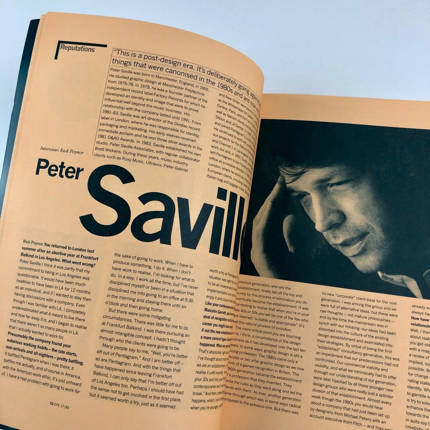 Eye magazine | Summer 1995 | Volume 17, no 5
