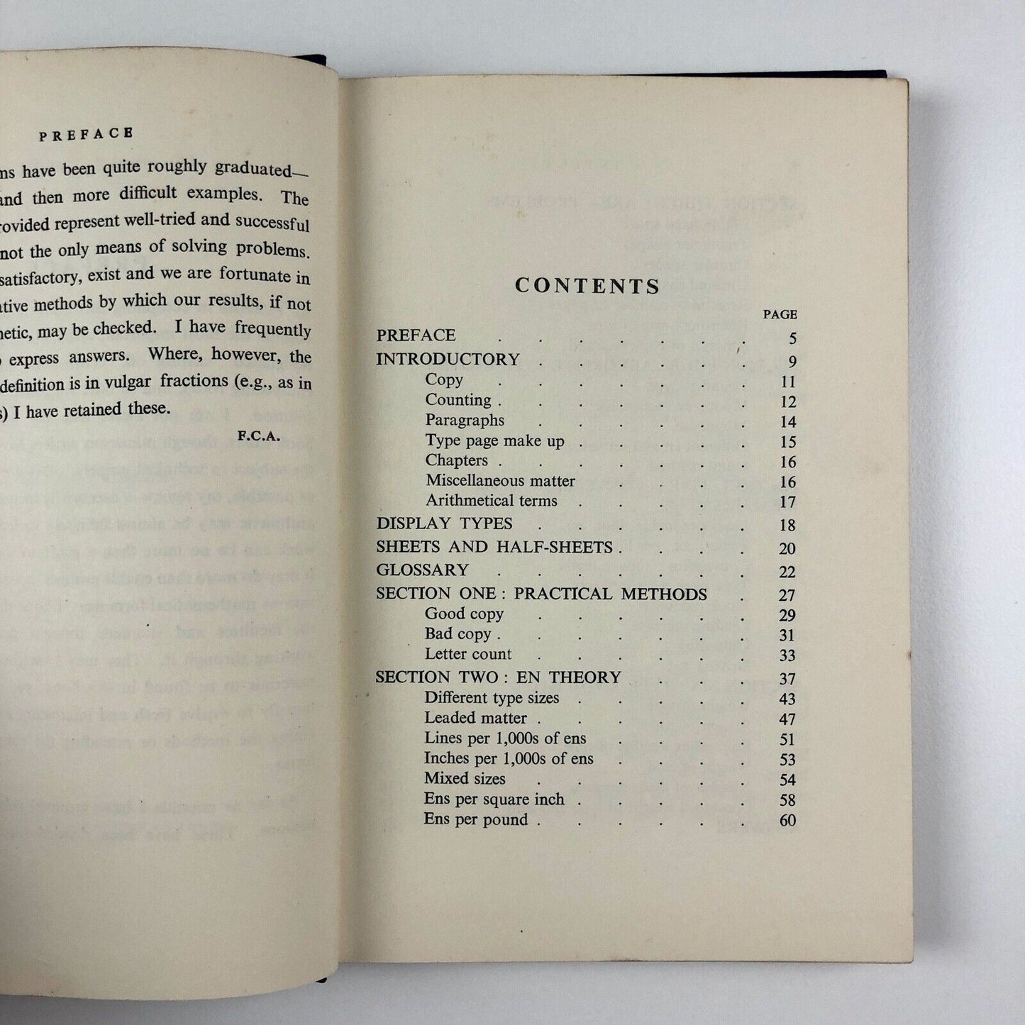 Printers' Arithmetic by F. C. Avis | The Leagrave Press, 1949