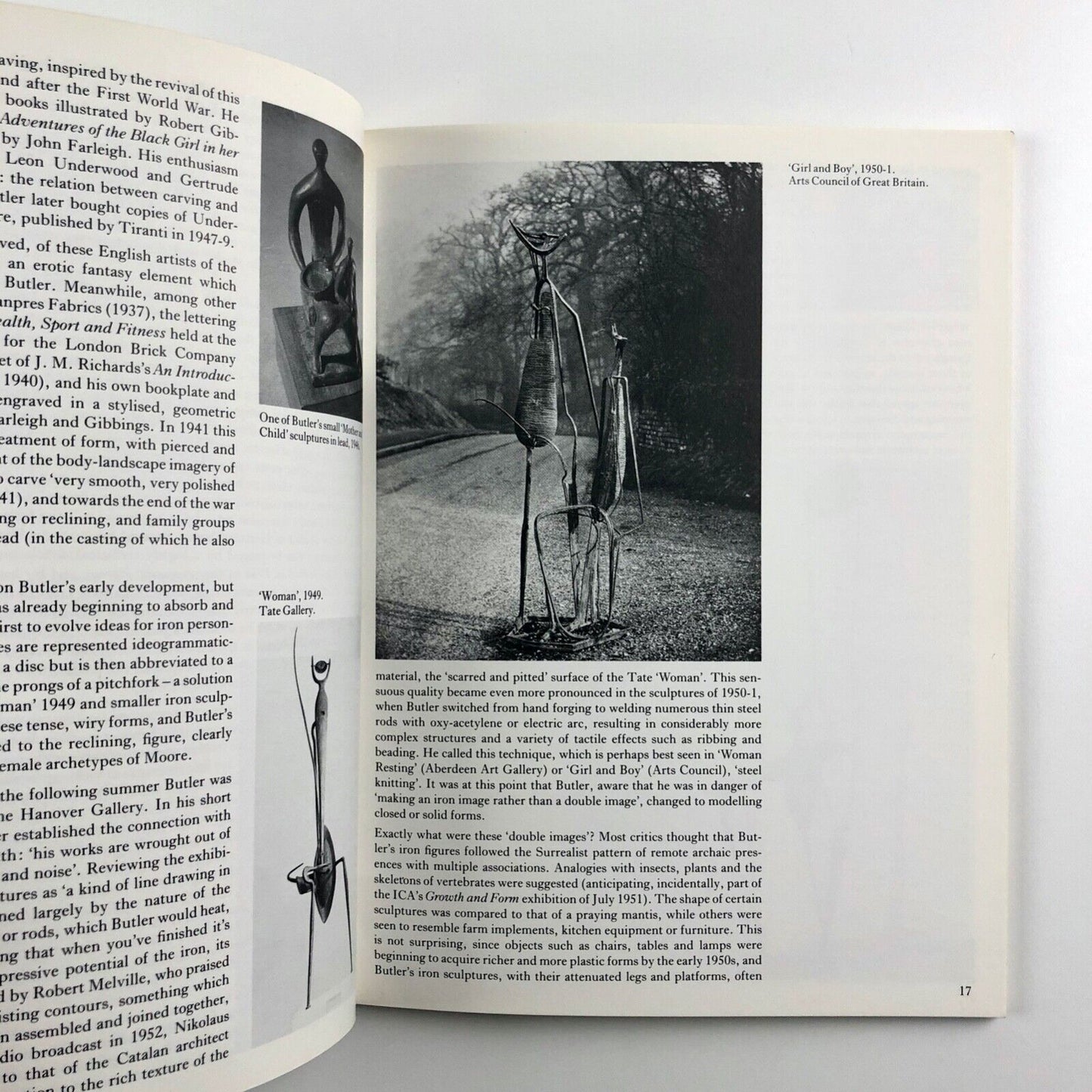 Reg Butler | Tate Gallery exhibition catalogue, 1983