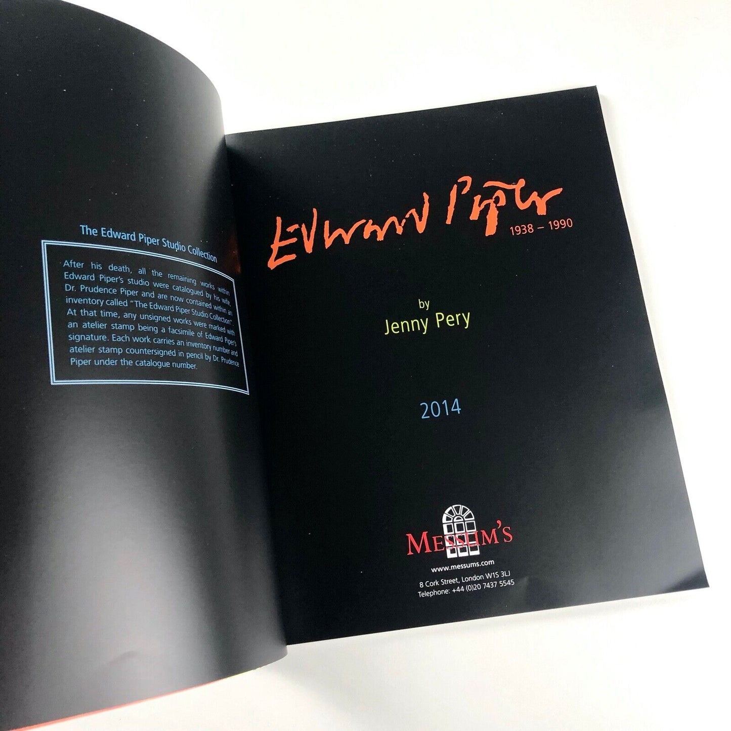 Edward Piper: Works from the Studio Estate by Jenny Pery | Messum's catalogue, 2014
