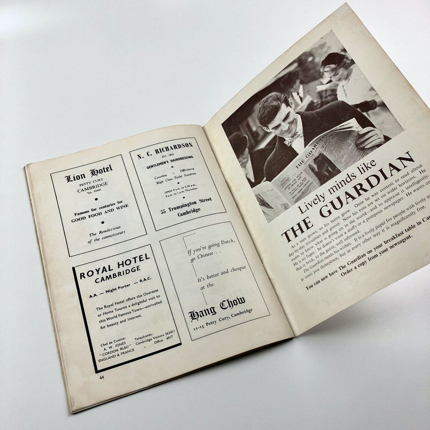 Cambridge Opinion magazine | No. 17 Living with the 60s | edited by Robert Freeman