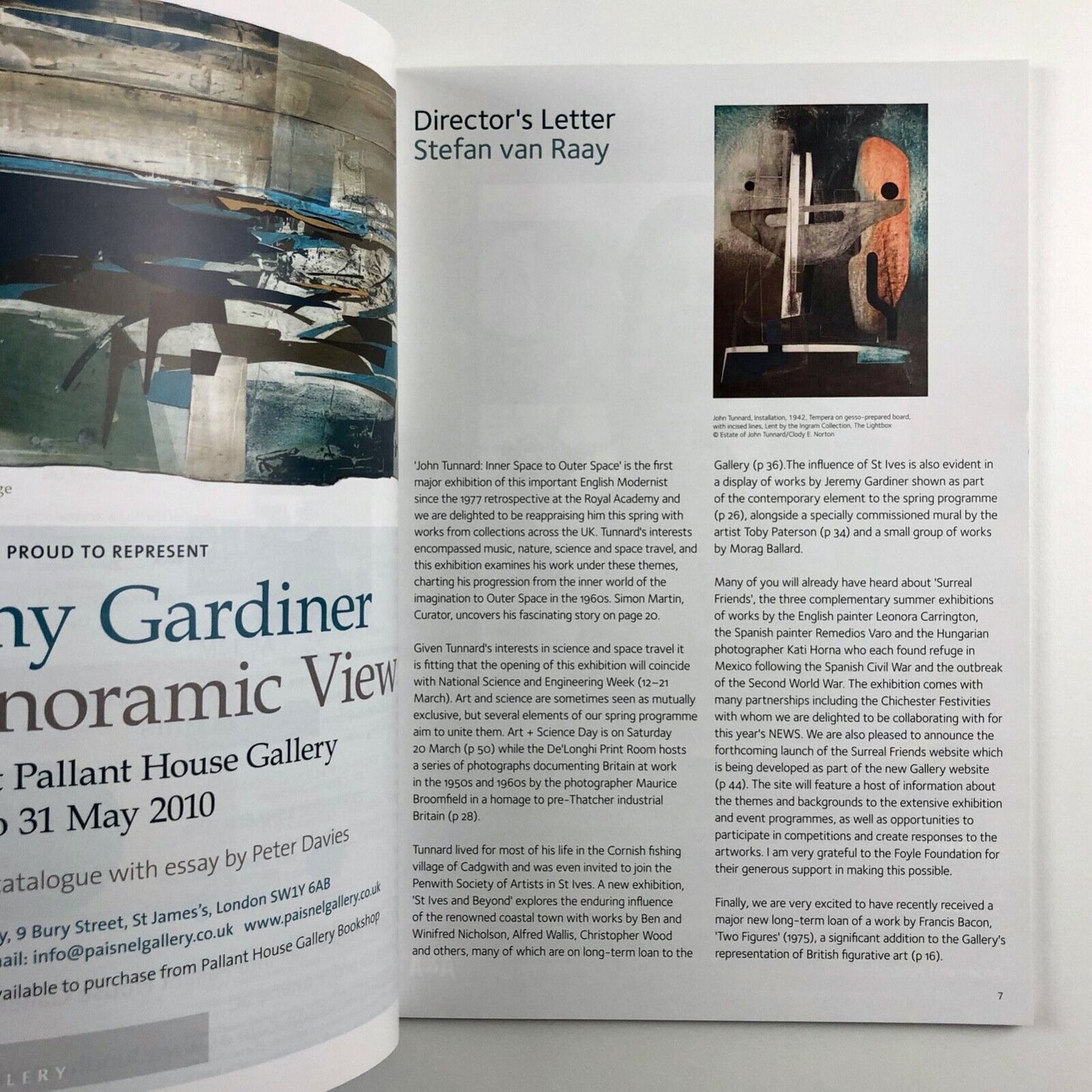Pallant House Gallery magazine number 20 | March–June 2010 John Tunnard