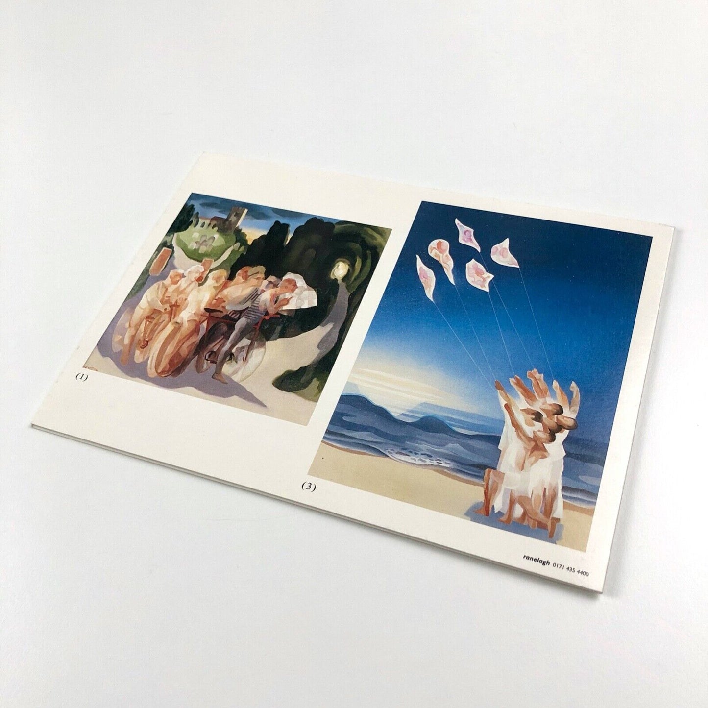 Folding card for Julia Heseltine. Suffolk Dreams | The Simon Carter Gallery, 1997