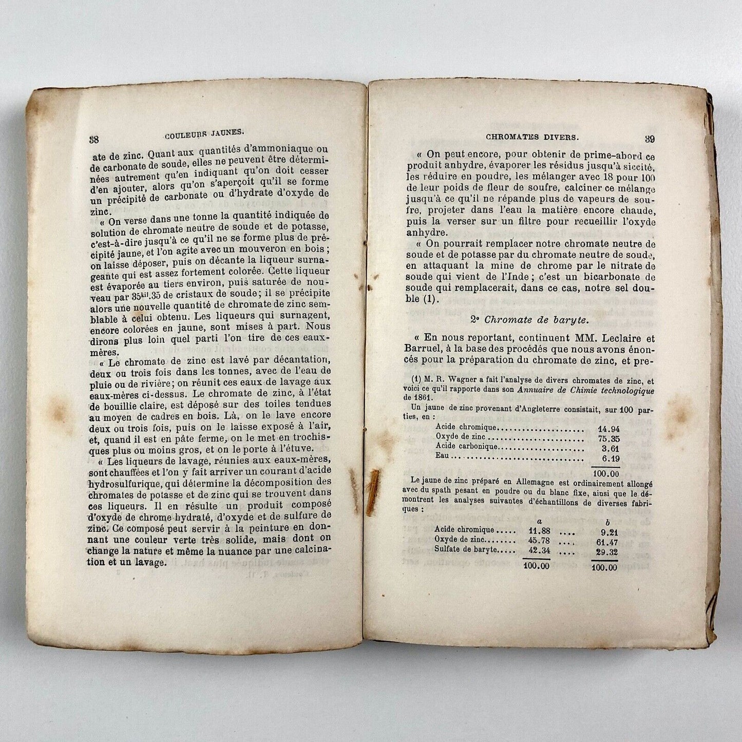 Encyclopédie-Roret Fabricant de Couleurs A L'Huile et a L'Eau Tome Deuxième | Librairie Encyclopédique de Roret, 1884