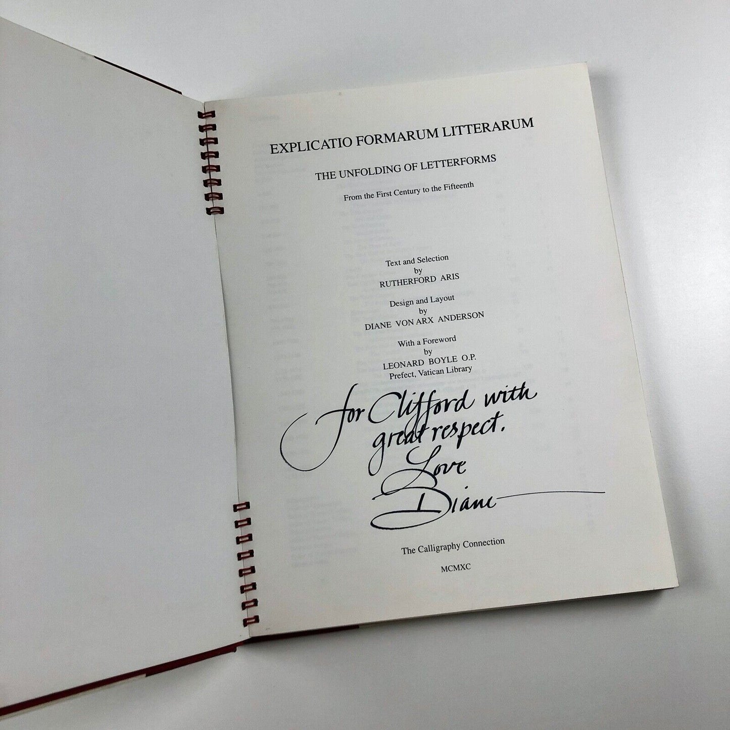 Explicatio Formarum Litterarum – The Unfolding of Letterforms | Rutherford Aris, 1990