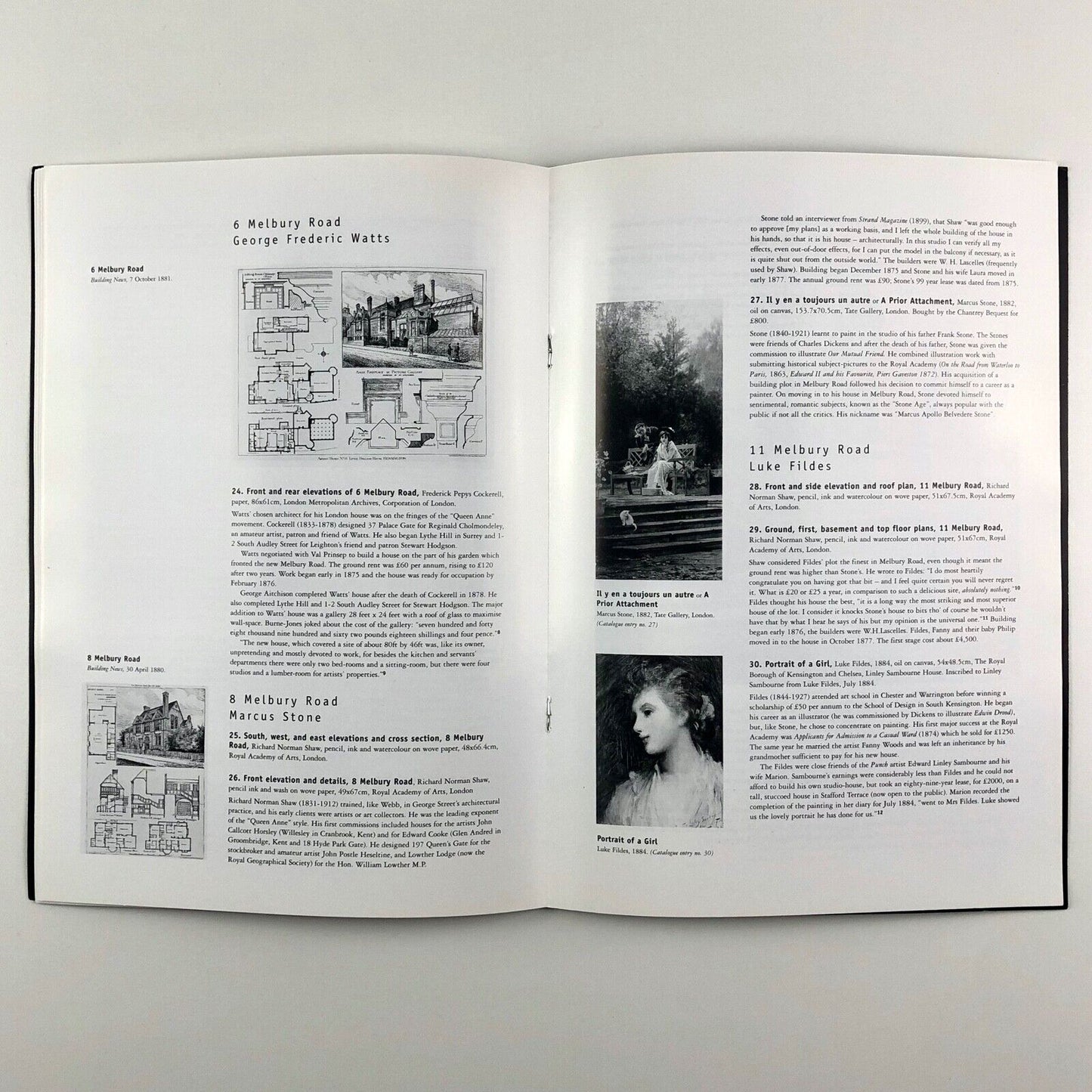 Leaflet for Artists At Home: The Holland Park Circle by Caroline Dakers | Leighton House Museum, 2000