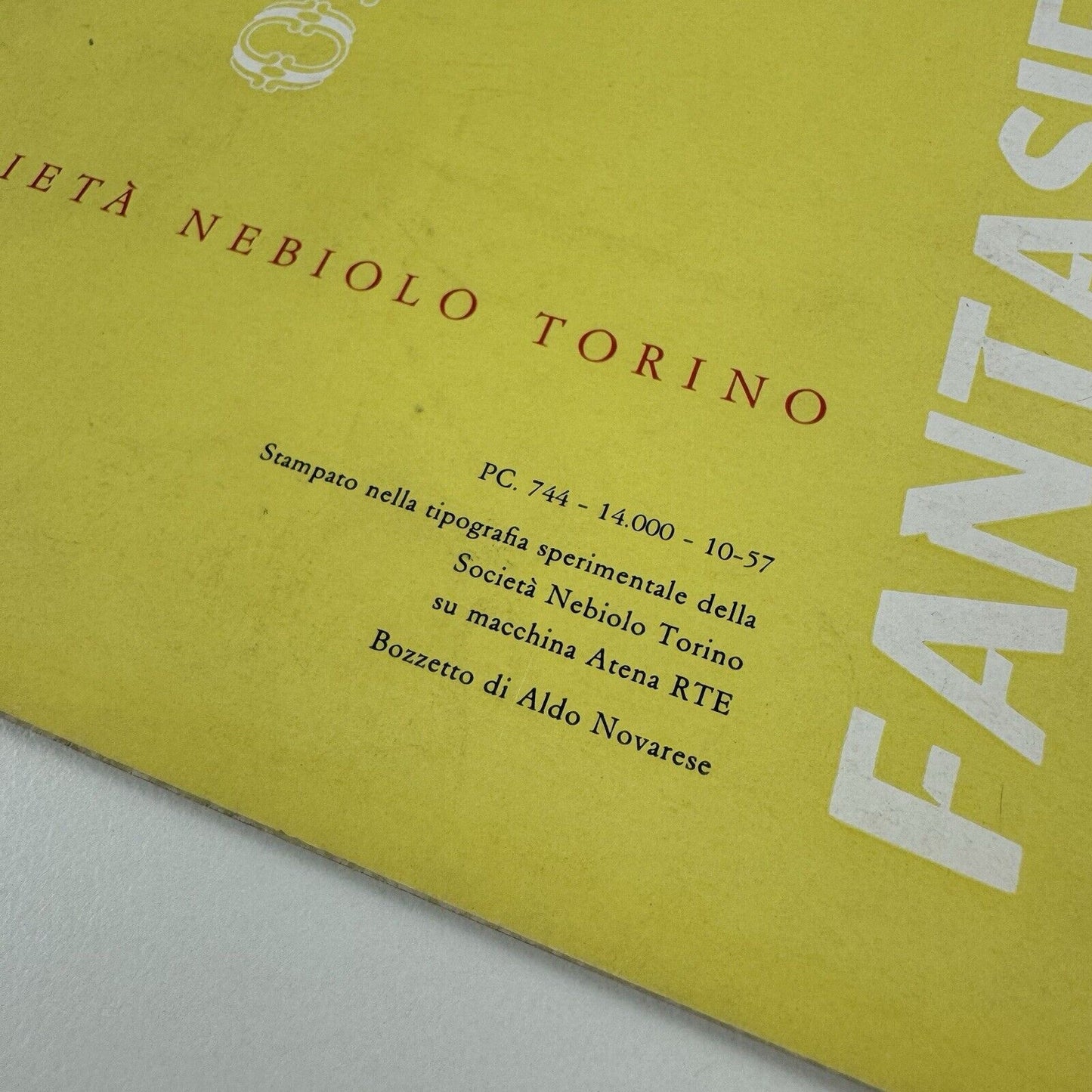 Slogan – type specimen leaflet | Società Nebiolo | Designed by Aldo Novarese, 1957
