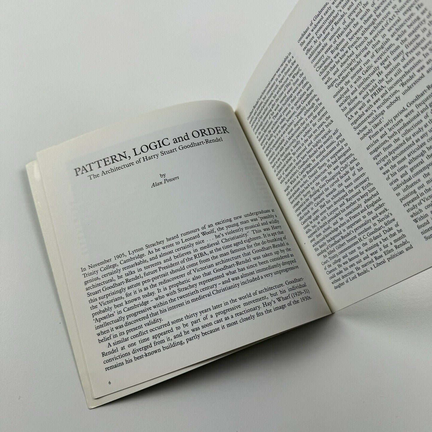 H.S. Goodhart-Rendel 1887-1959 edited by Alan Powers | Architectural Association, 1987