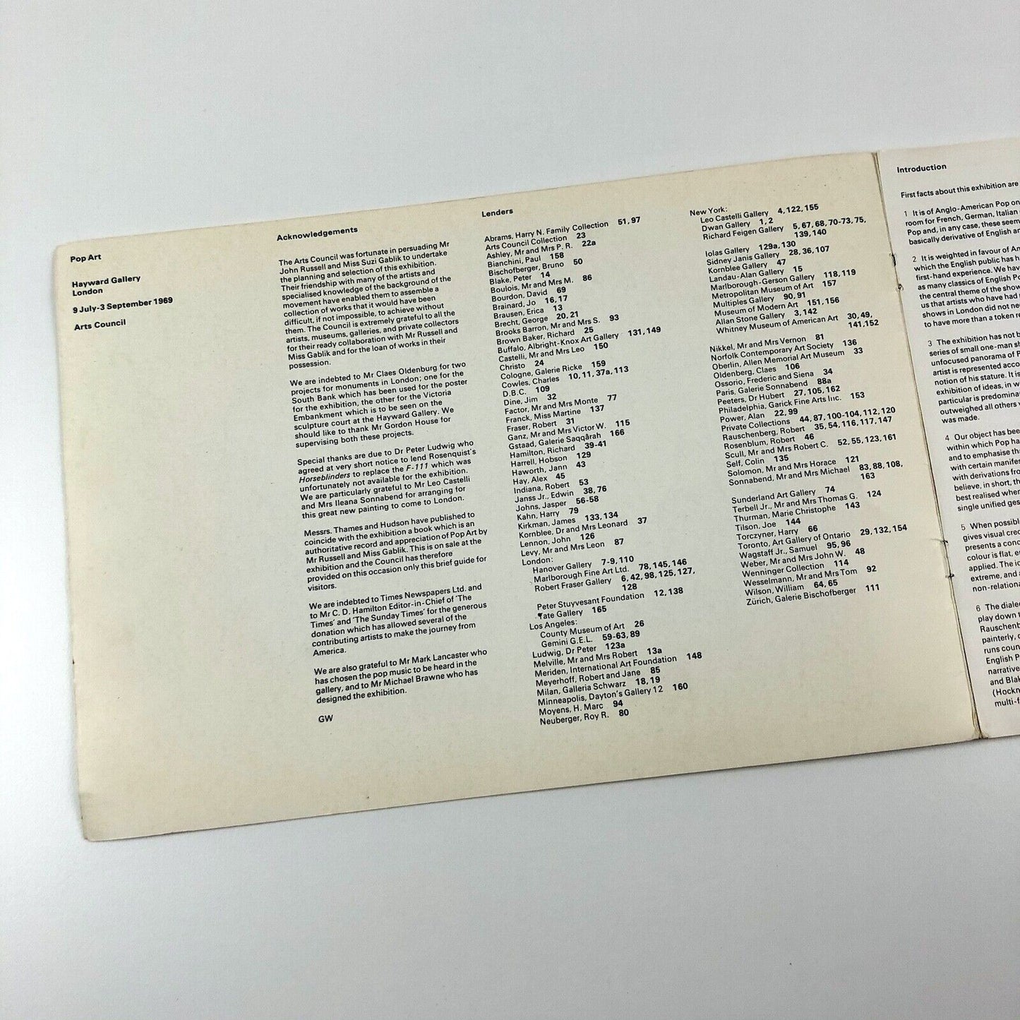 Pop Art | Exhibition catalogue | Hayward Gallery London, 1969 | catalogue design Gordon House
