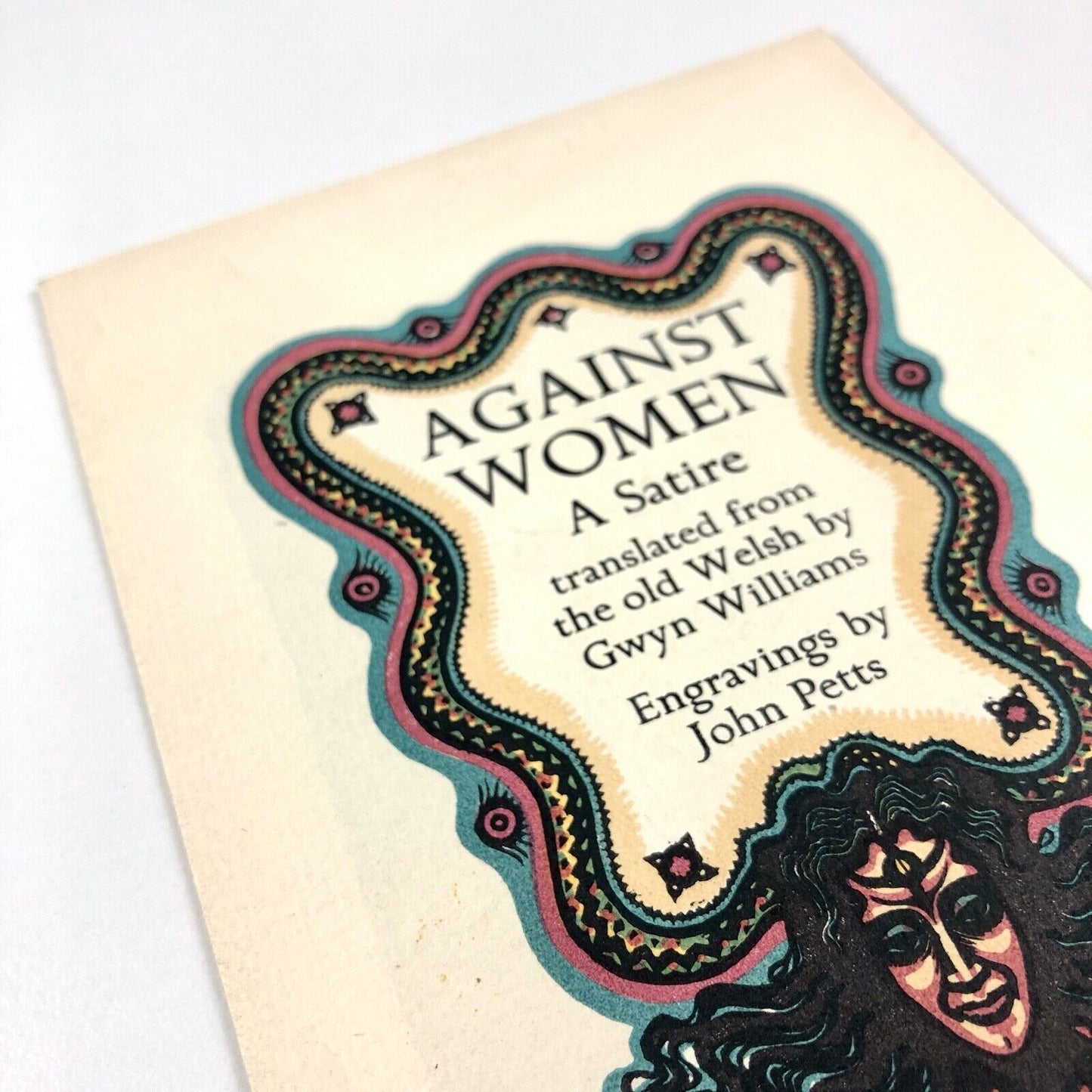 Golden Cockerel Press prospectus 'Against Women' | Gwyn Williams, John Petts 1953