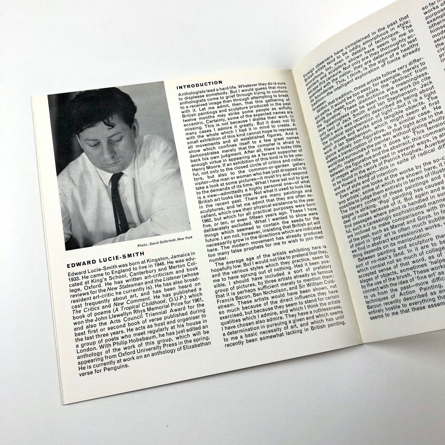 1962 – One Year of British Art | Selected by Edward Lucie-Smith | Arthur Tooth 1962