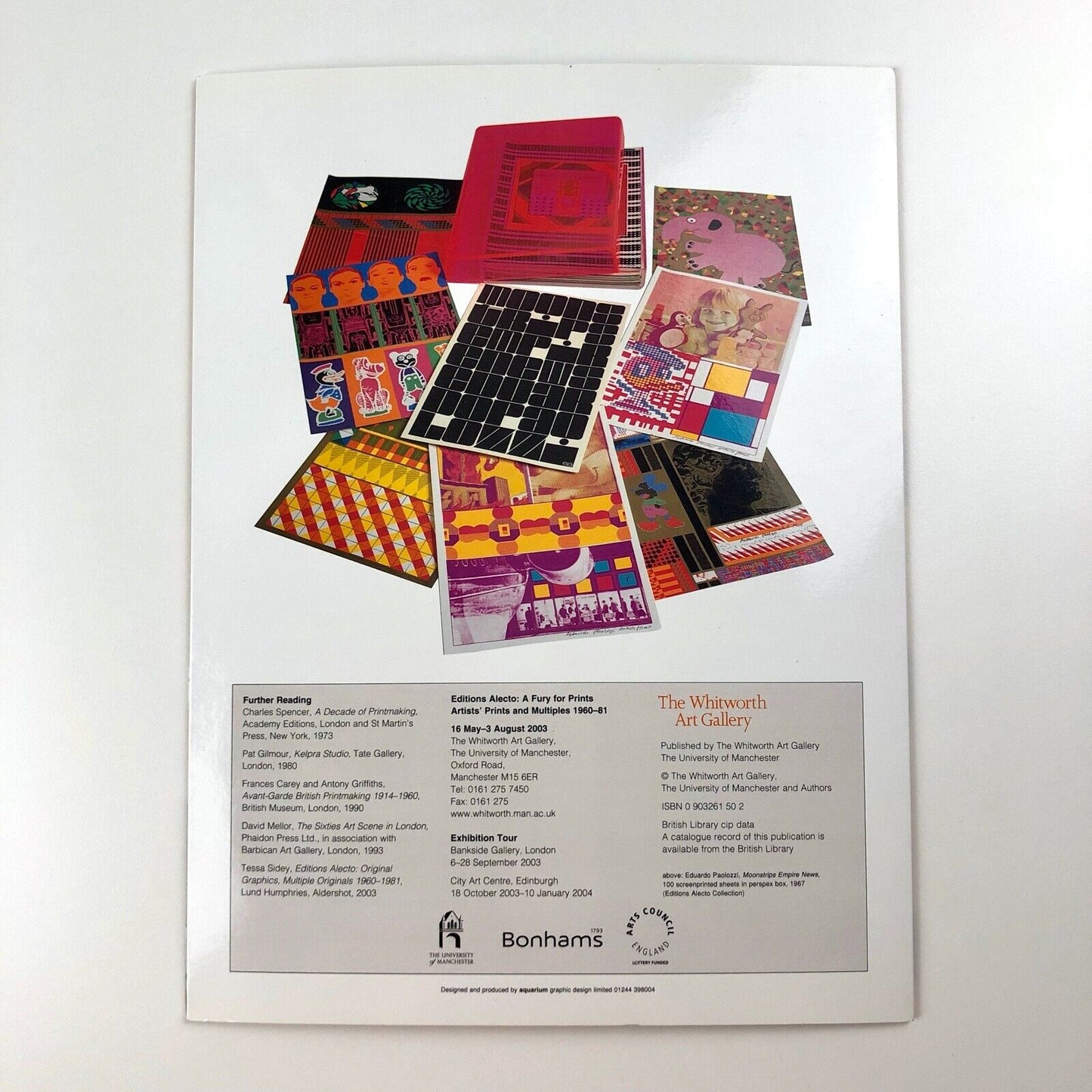 Editions Alecto: A Fury for Prints | Whitworth Art exhibition programme leaflet, 2003