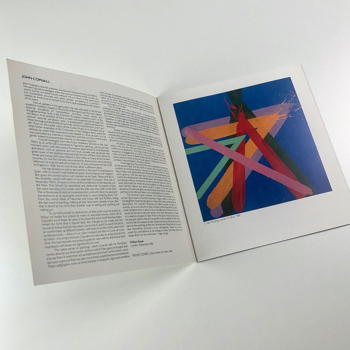 John Copnall: Recent Abstract Paintings | Austin/Desmond Fine Art catalogue, 1989