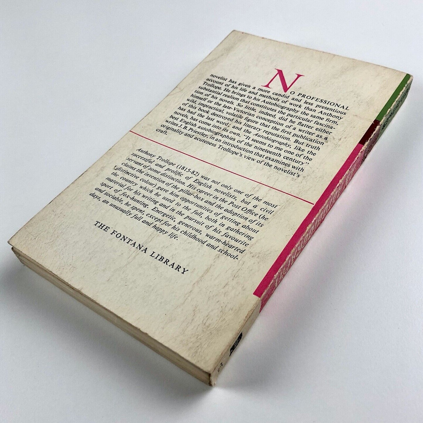 Anthony Trollope – An Autobiography | The Fontana Library | Paperback, 1962