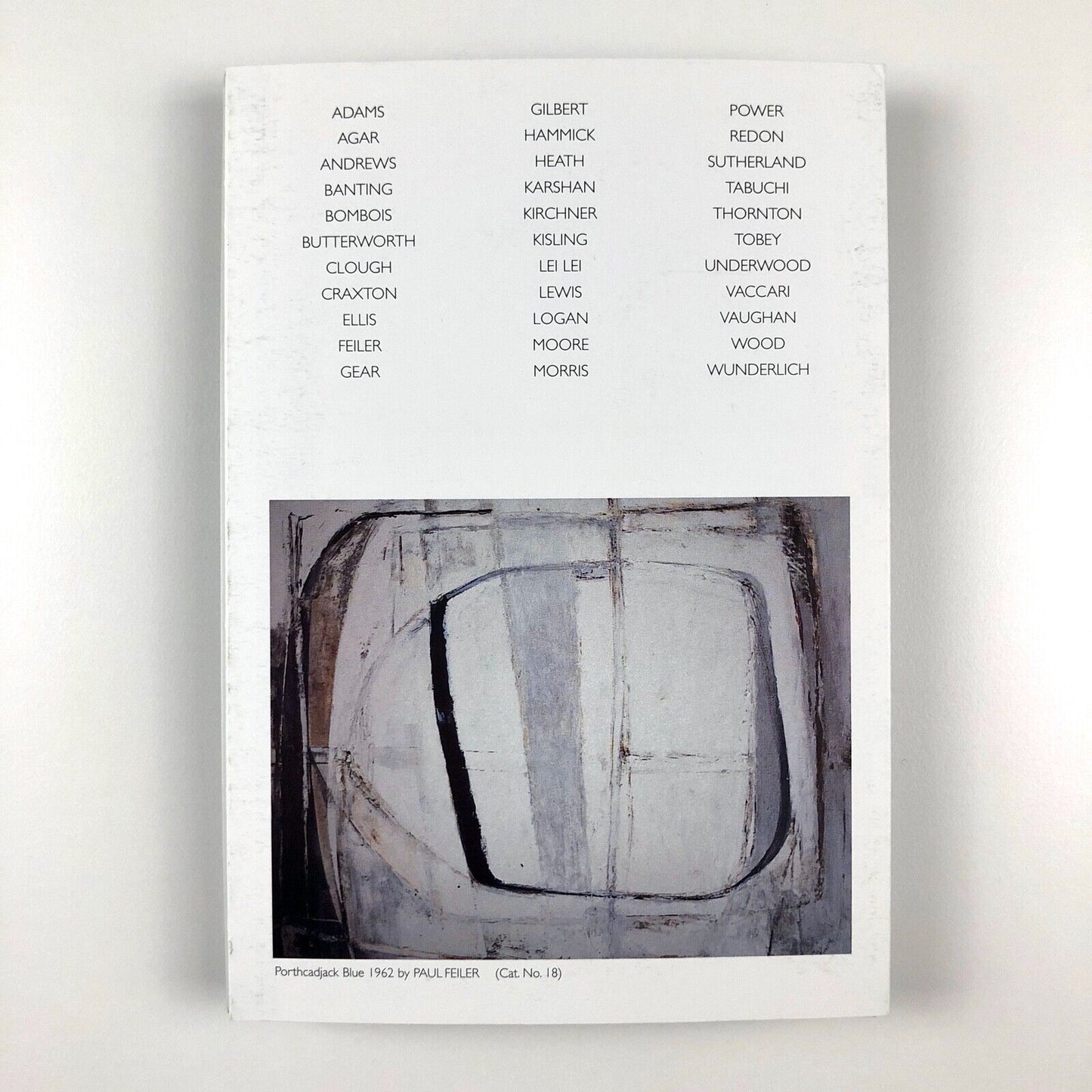 Modern British European and Contemporary exhibition, Redfern Gallery card 2000