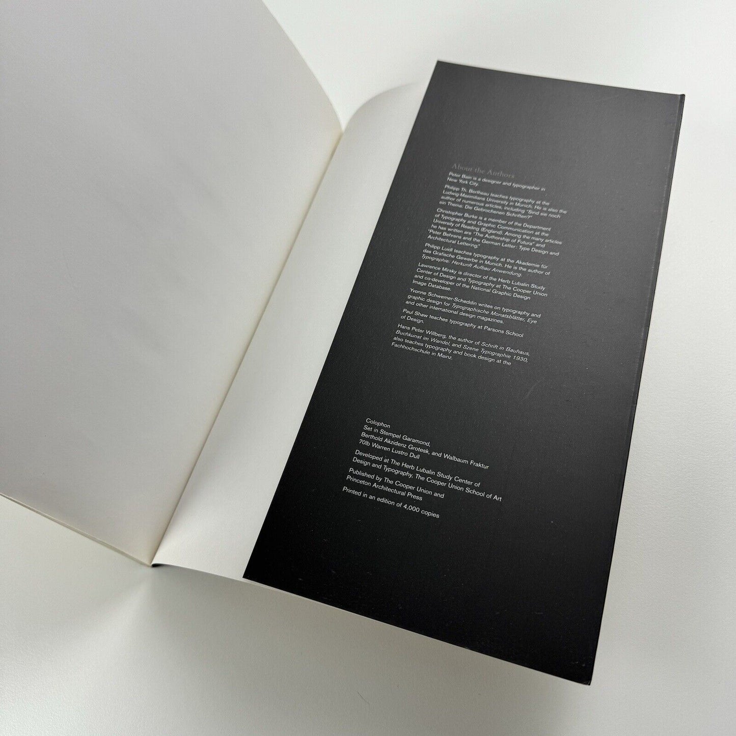 Blackletter: Type and National Identity edited by Peter Bain and Paul Shaw | The Herb Lubalin Study Center of Design and Typography | Princeton Architectural Press, 1998