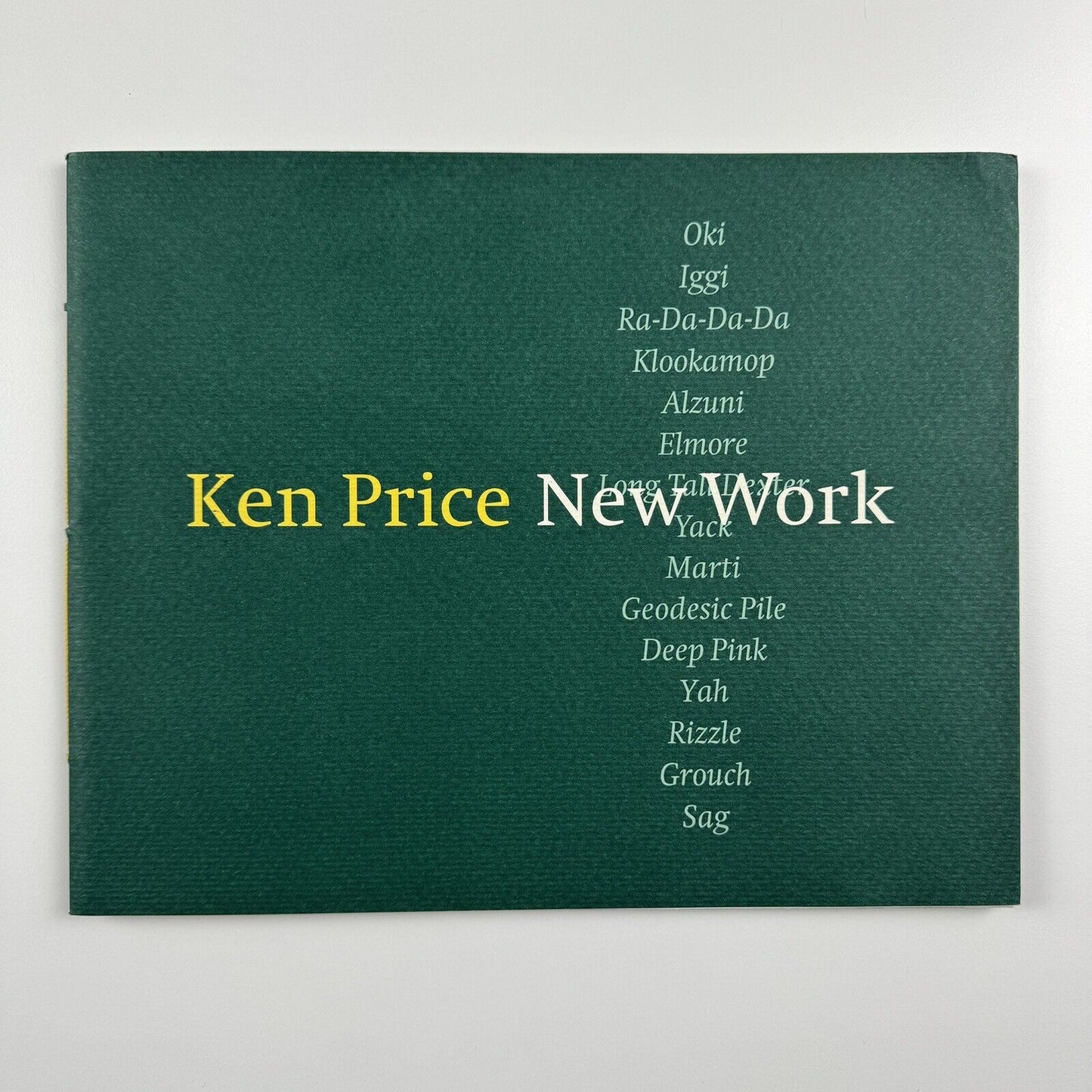 Ken Price – New Work | Xavier Hufkens Brussels exhibition catalogue, 2007